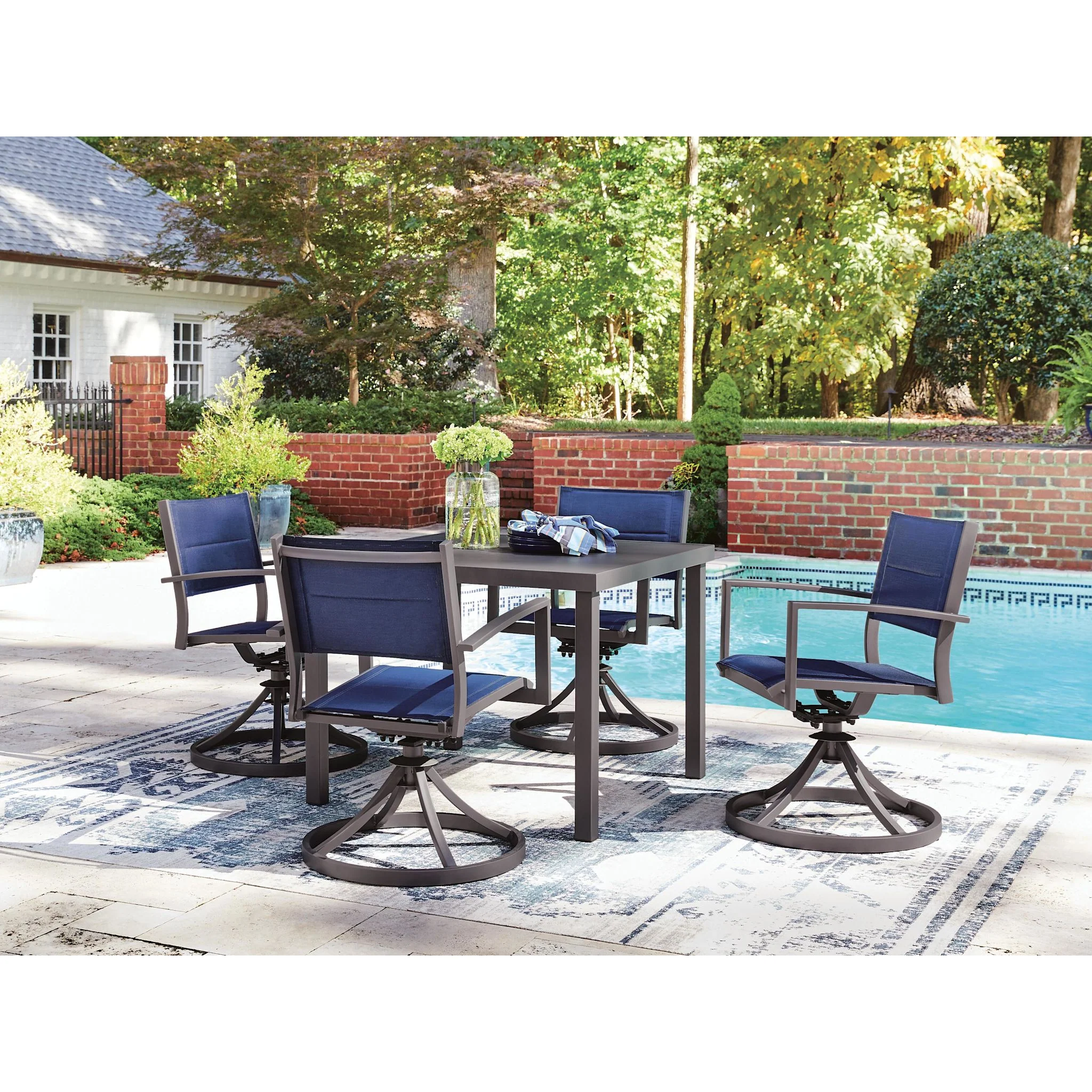 Point Bonita 5 Piece Outdoor Dining Set - Image 6