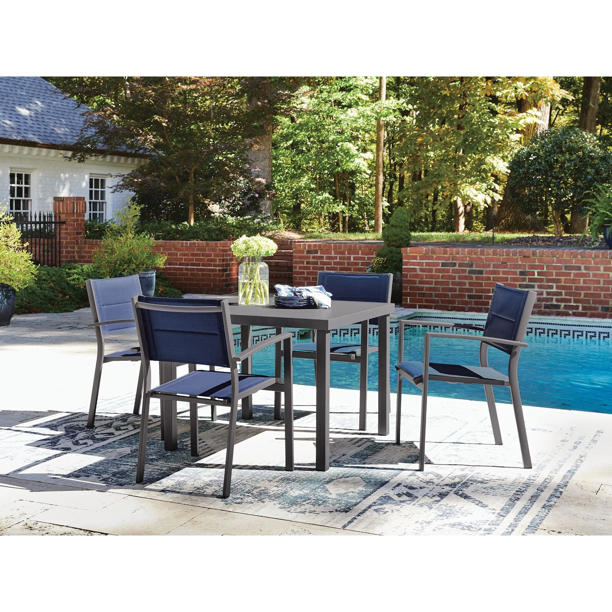 Point Bonita 5 Piece Outdoor Dining Set - Image 6