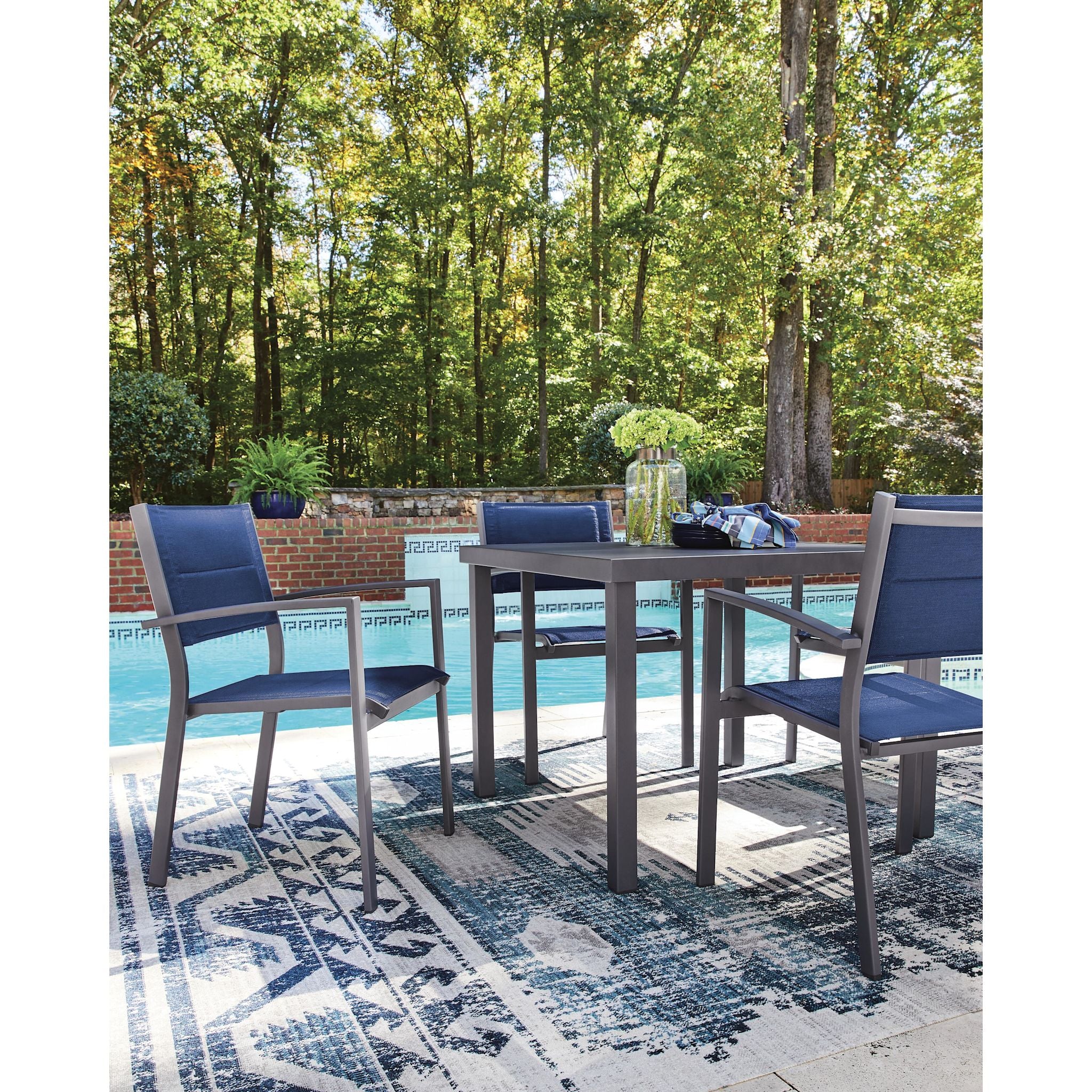 Point Bonita 5 Piece Outdoor Dining Set - Image 9