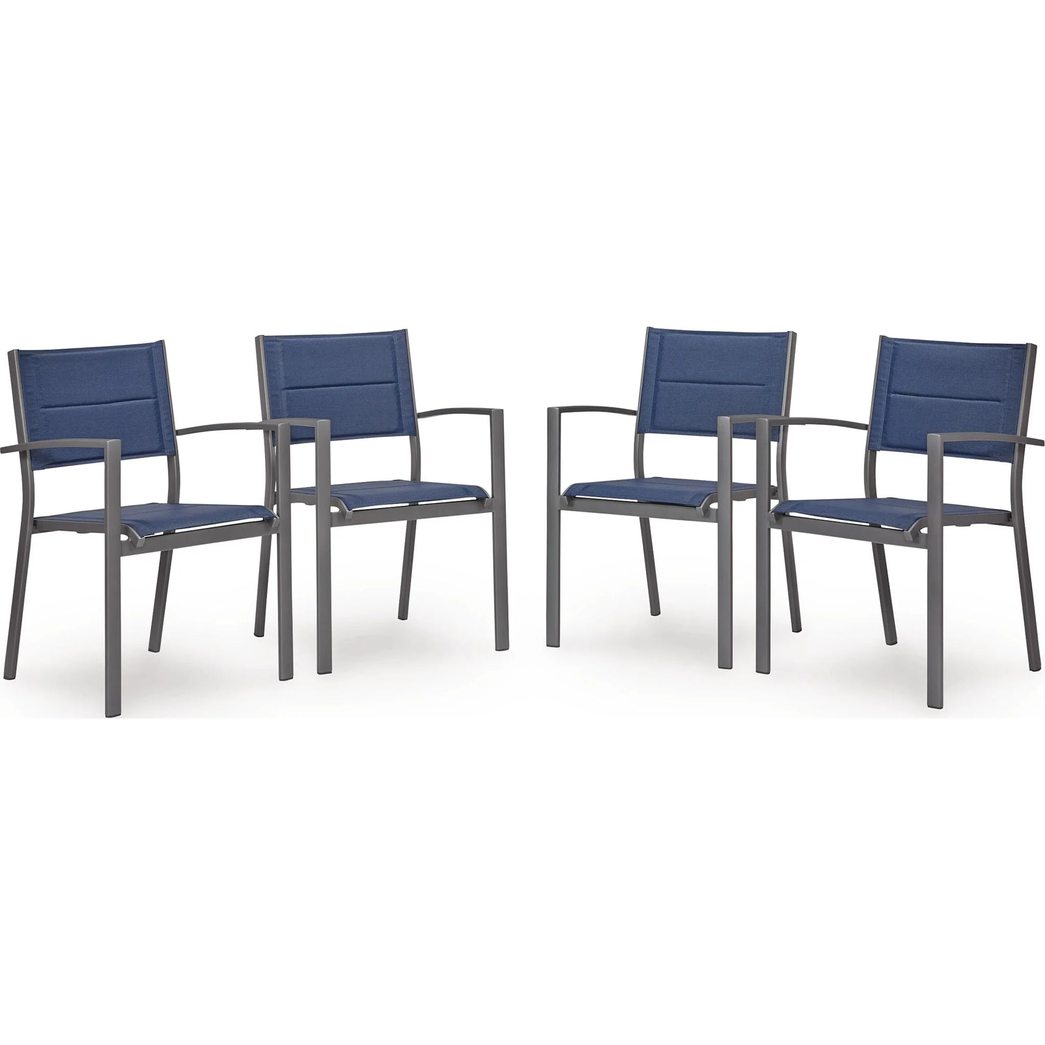 Point Bonita Outdoor Sling Arm Chair (Set of 4) - Image 9