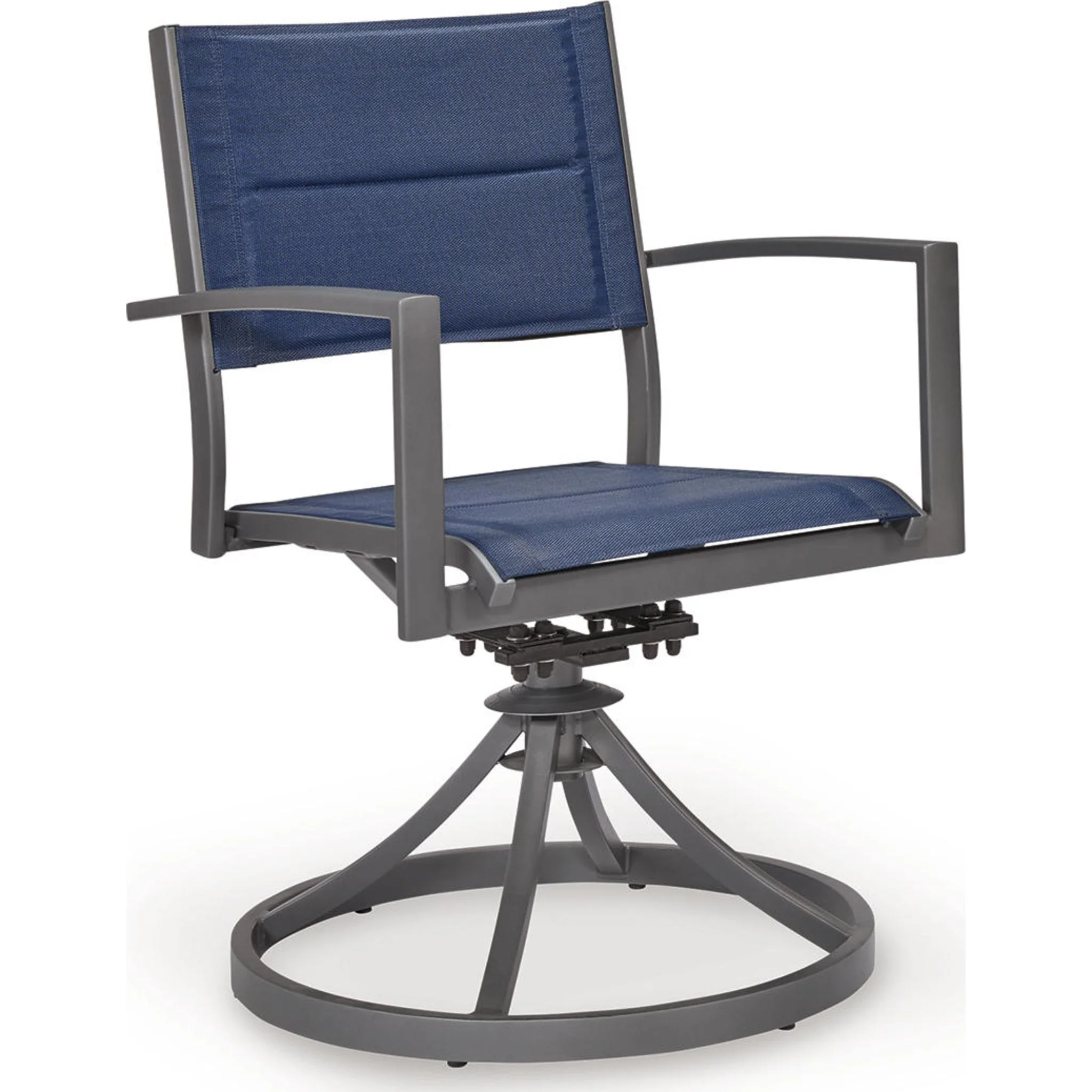 Point Bonita Outdoor Sling Swivel Chair (Set of 2) - Image 3