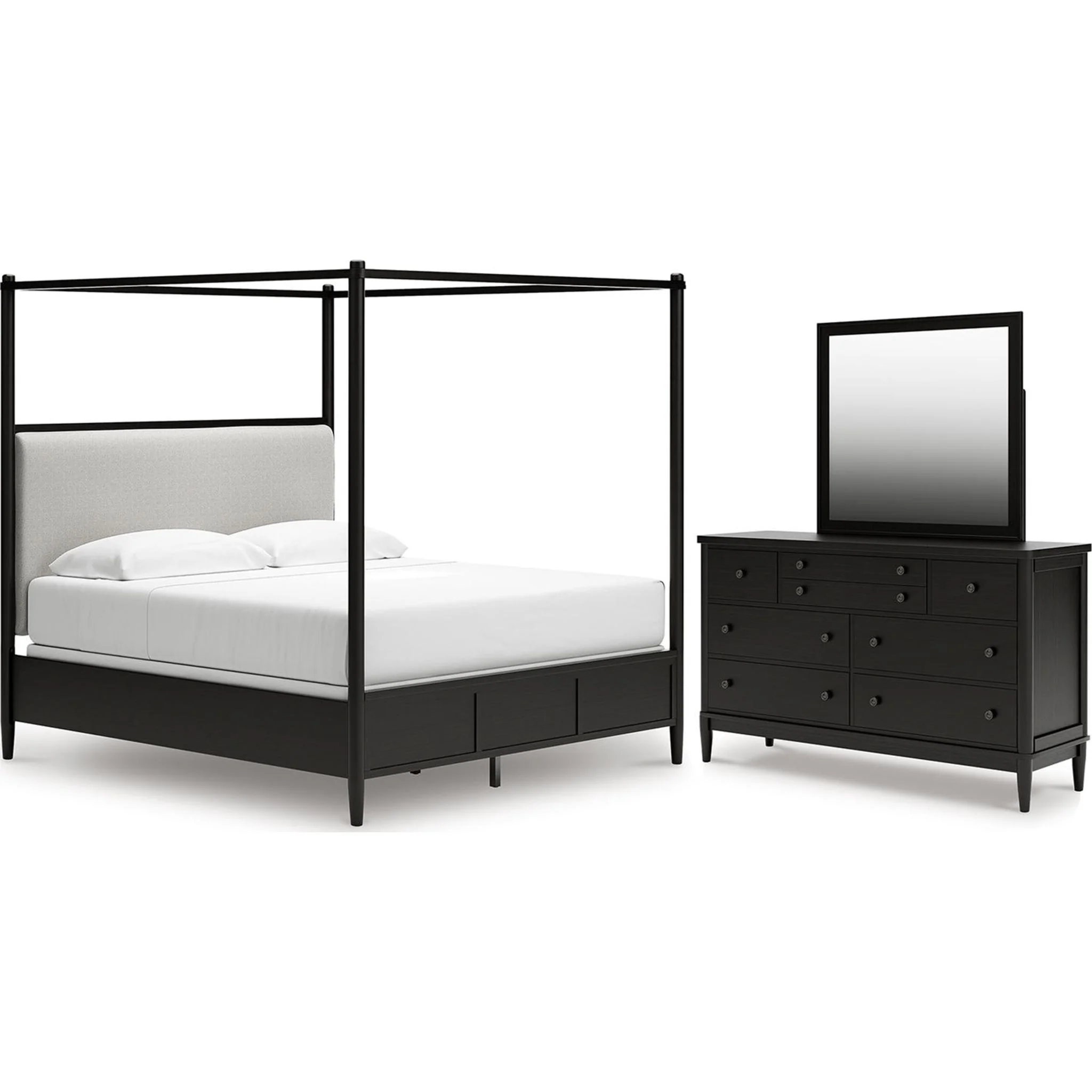 Portdown-Exclusive 5 Piece Canopy Bedroom - Image 21