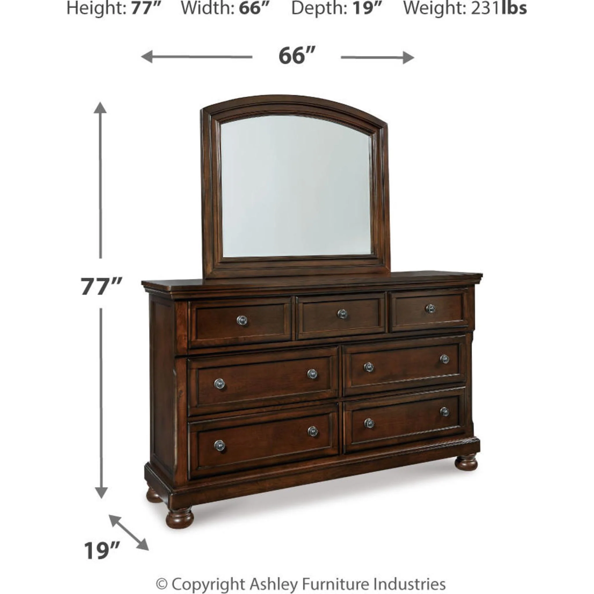 Porter 5 Piece Panel Bedroom - Image 15