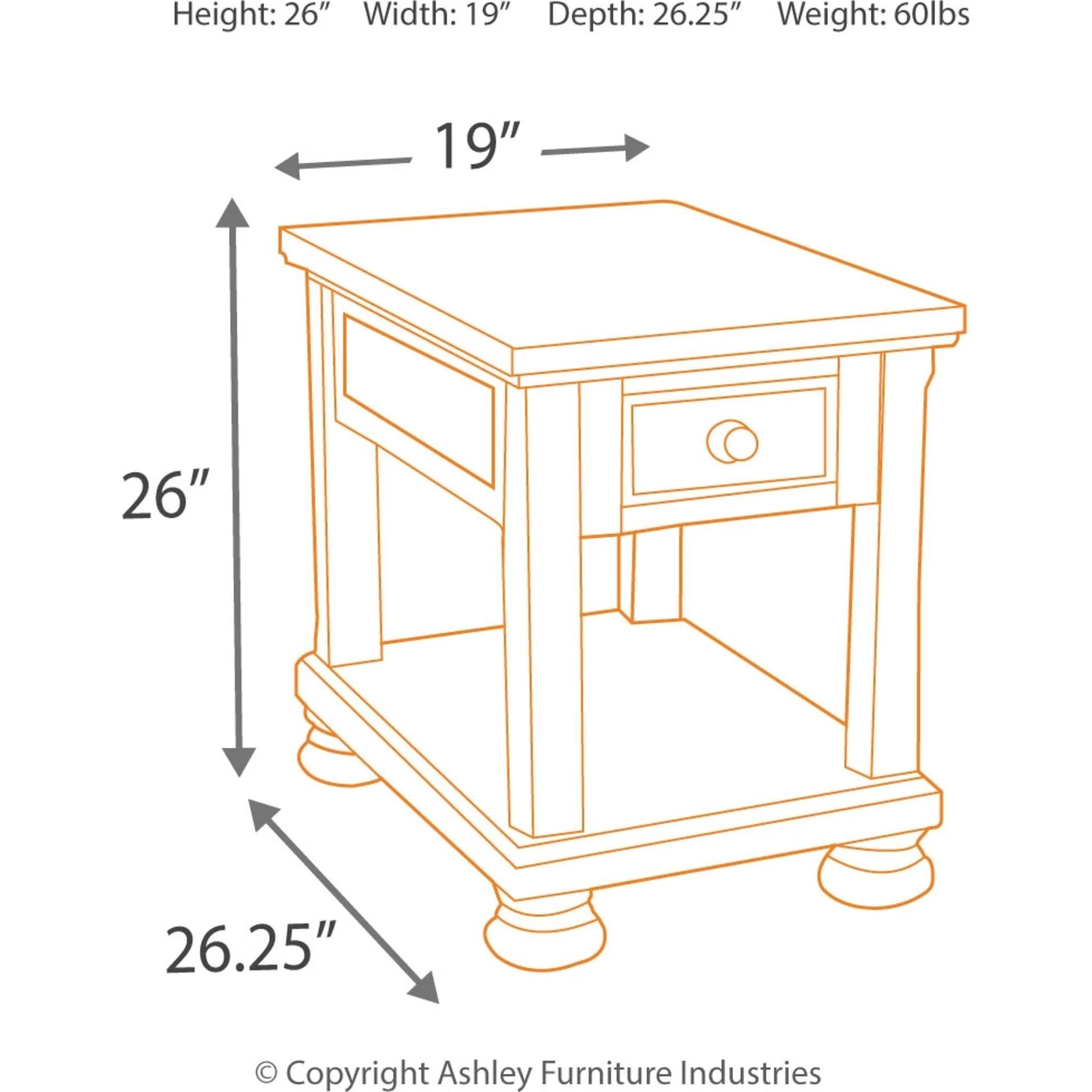 Porter Chairside End Table - Image 11