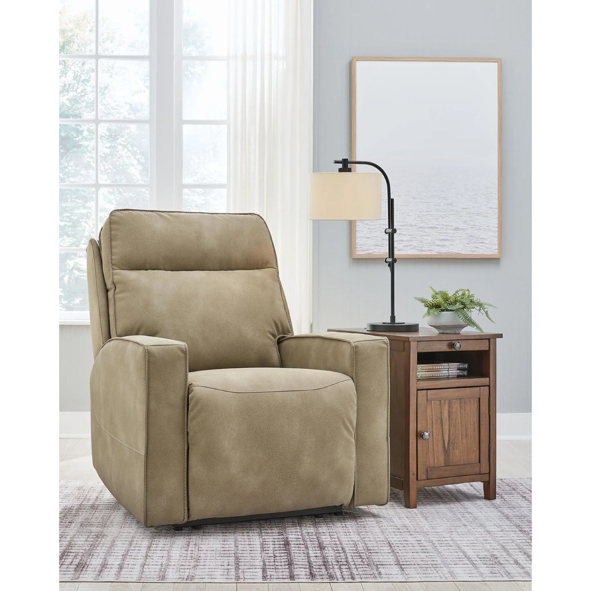 Next-Gen Durapella Power Recliner with Adjustable Headrest - Image 3
