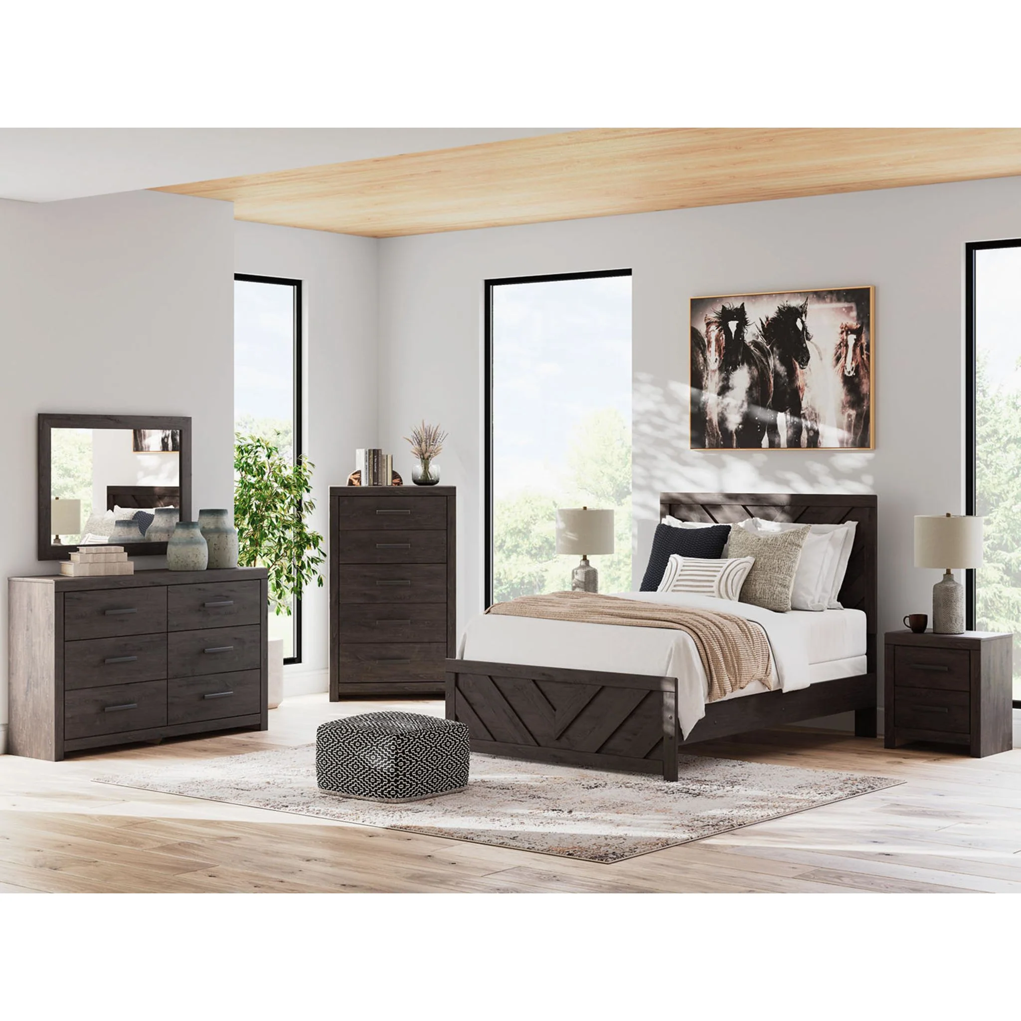 Prendonea Full Panel Bed - Image 3