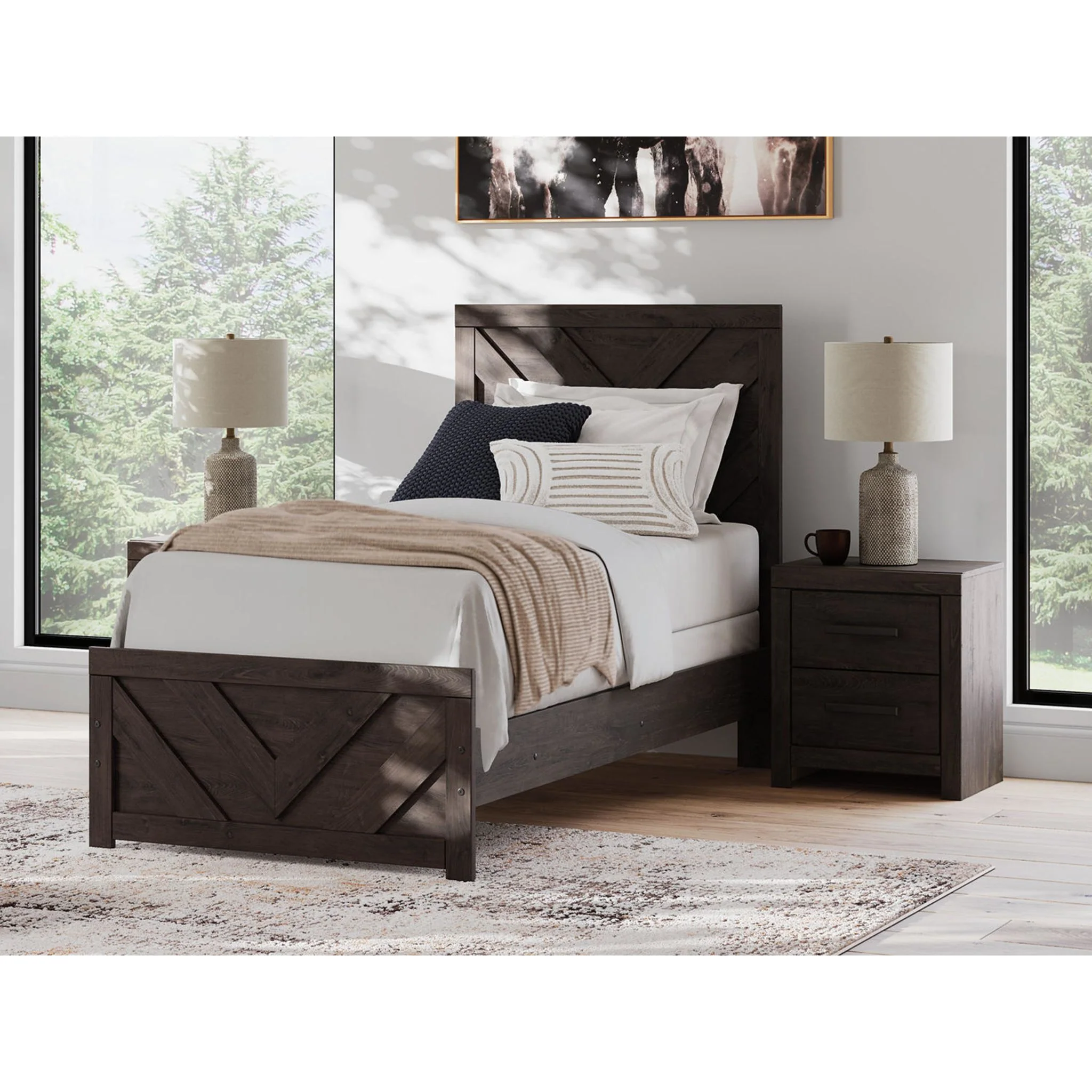Prendonea Twin Panel Bed - Image 2