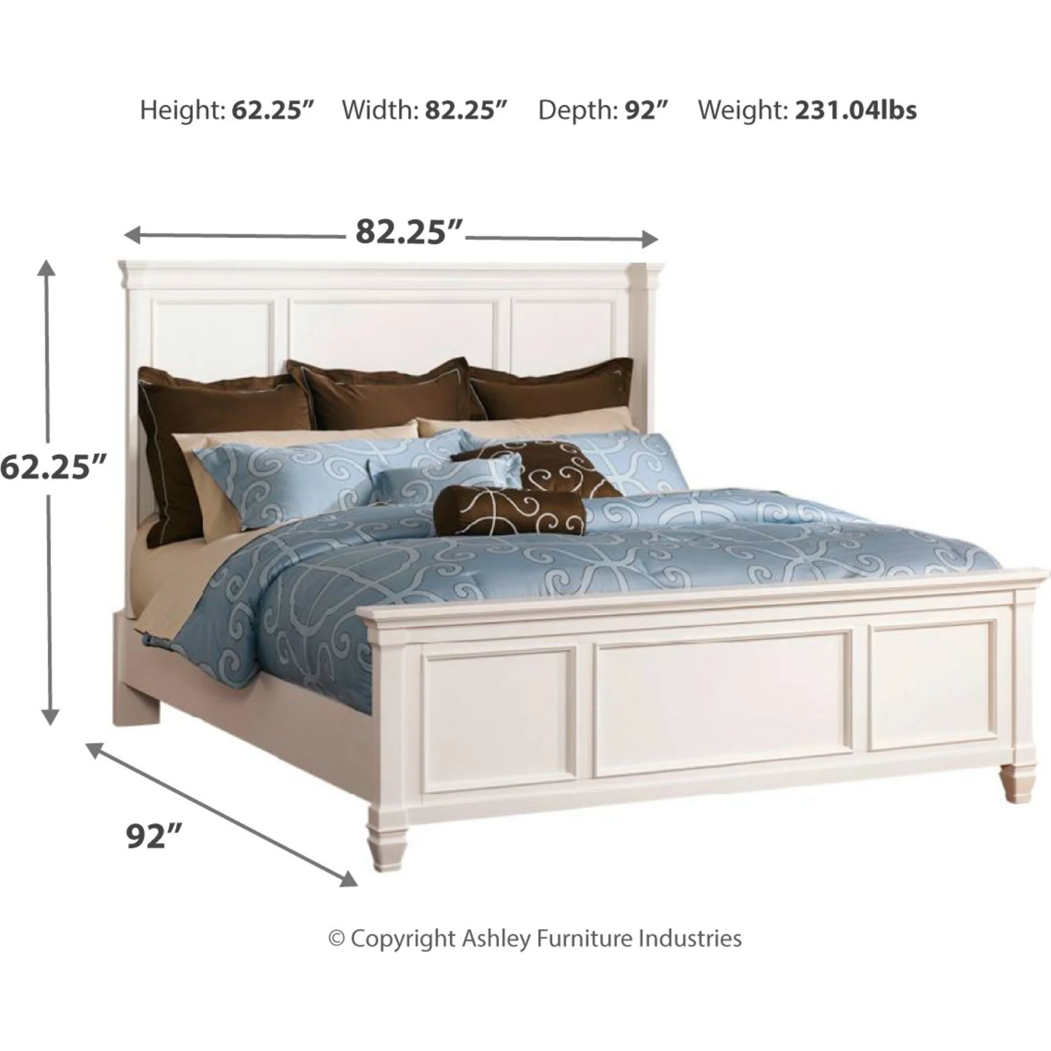 Prentice 3 Piece Panel Bed - Image 7