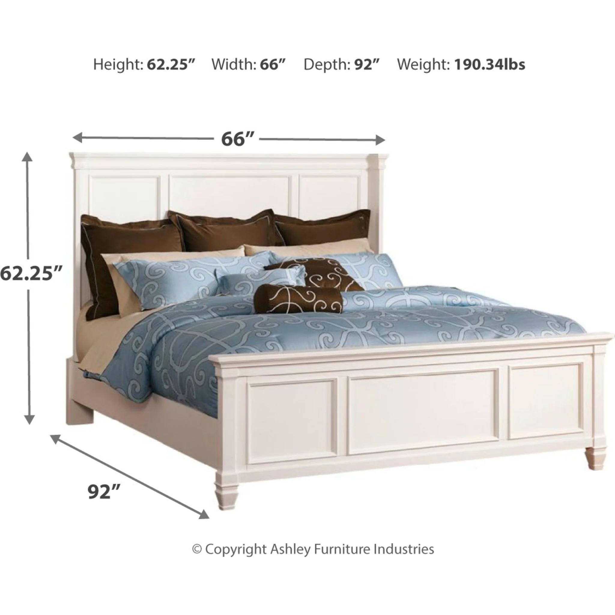 Prentice 3 Piece Panel Bed - Image 5
