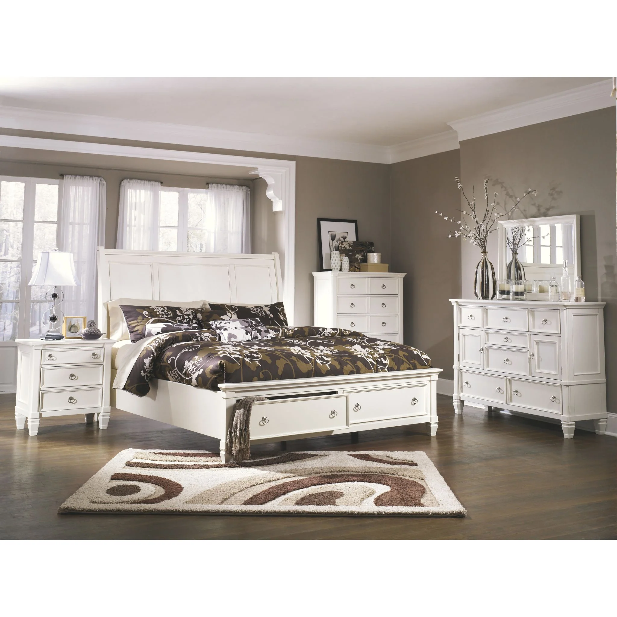 Prentice 3 Piece Sleigh Bed - Image 6