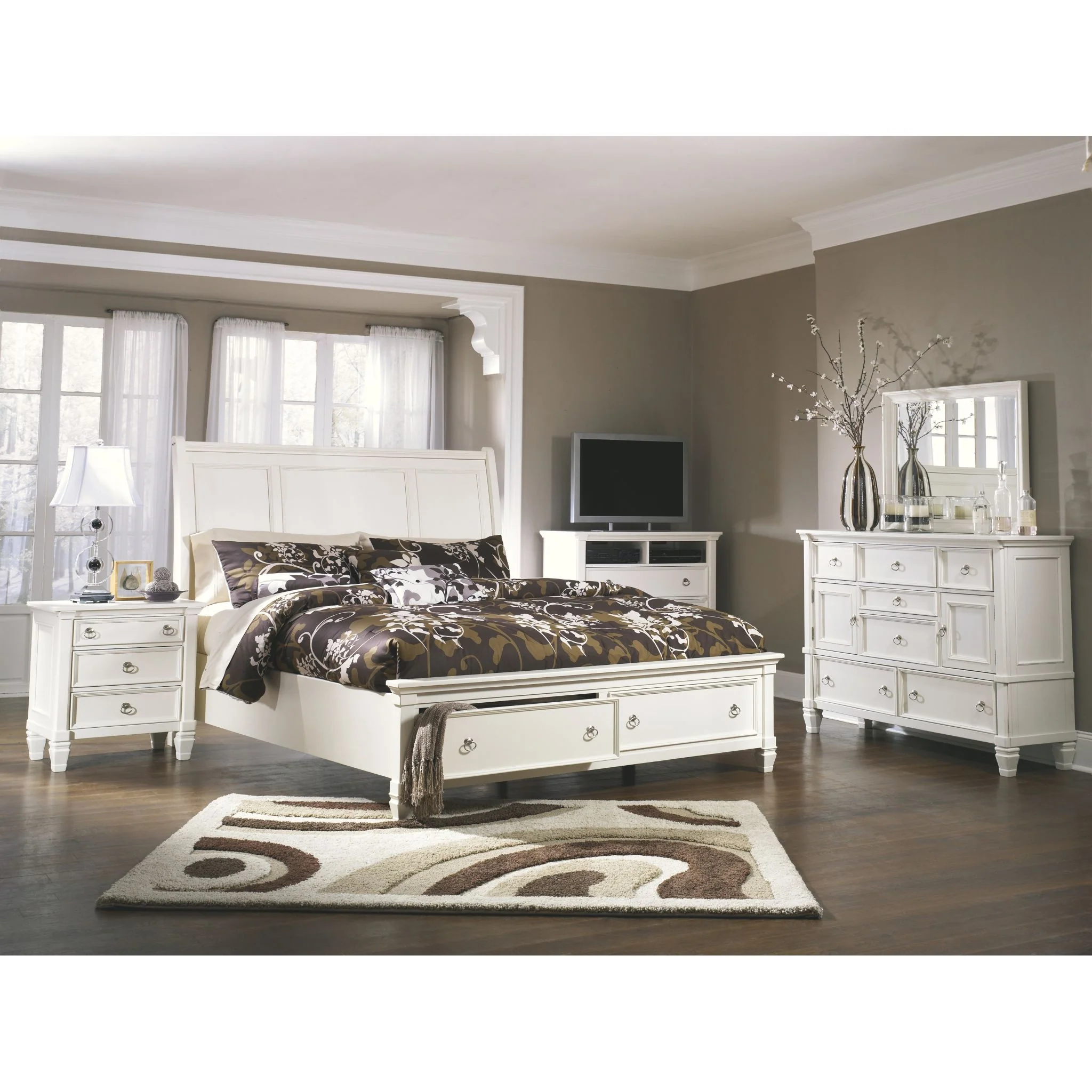 Prentice 3 Piece Sleigh Bed - Image 6