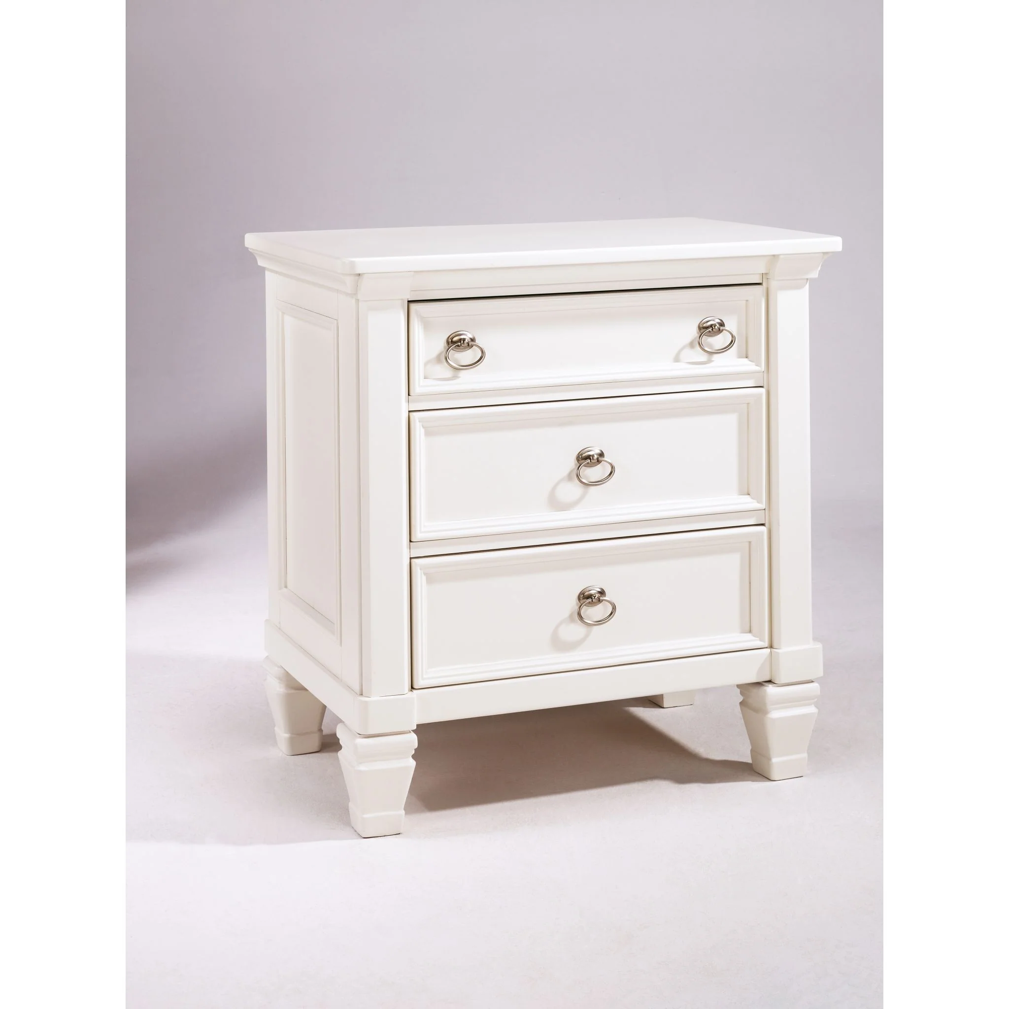 Prentice Three Drawer Nightstand - Image 3