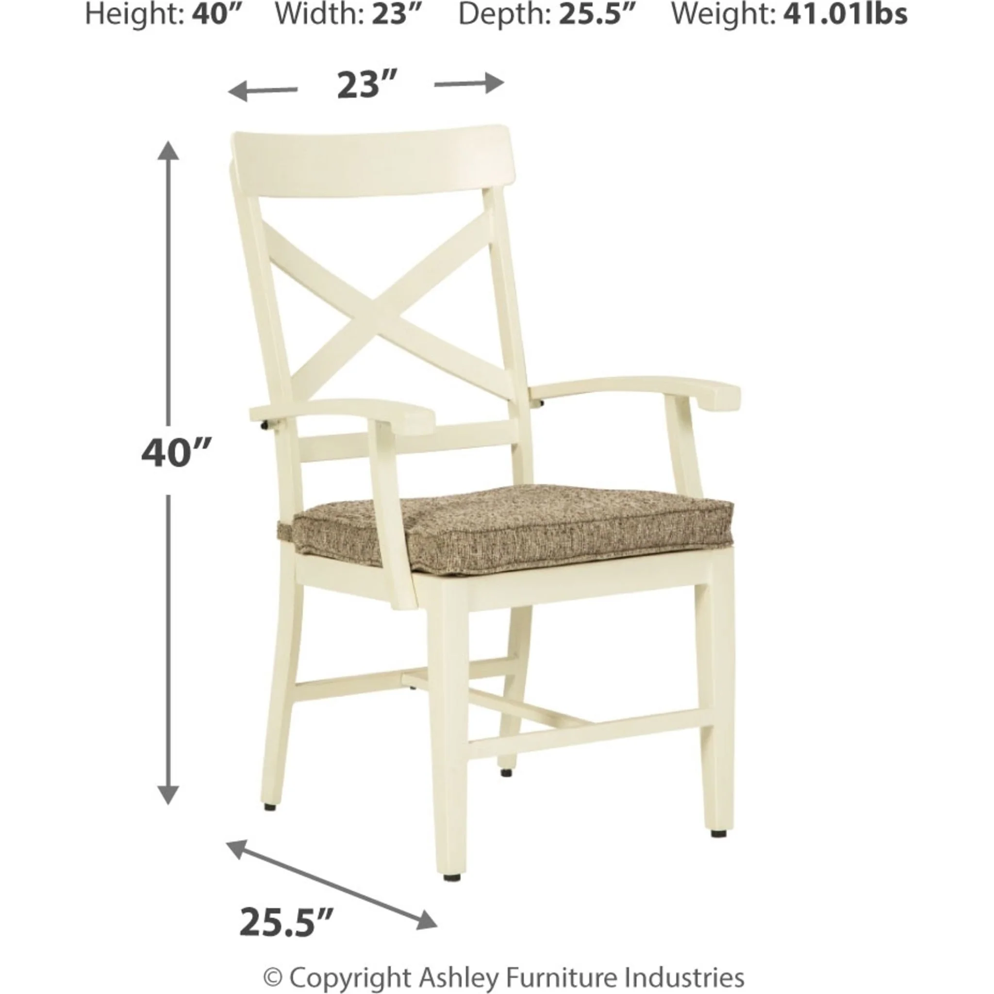 Preston Bay Arm Chair with Cushion (set of 2) - Image 4