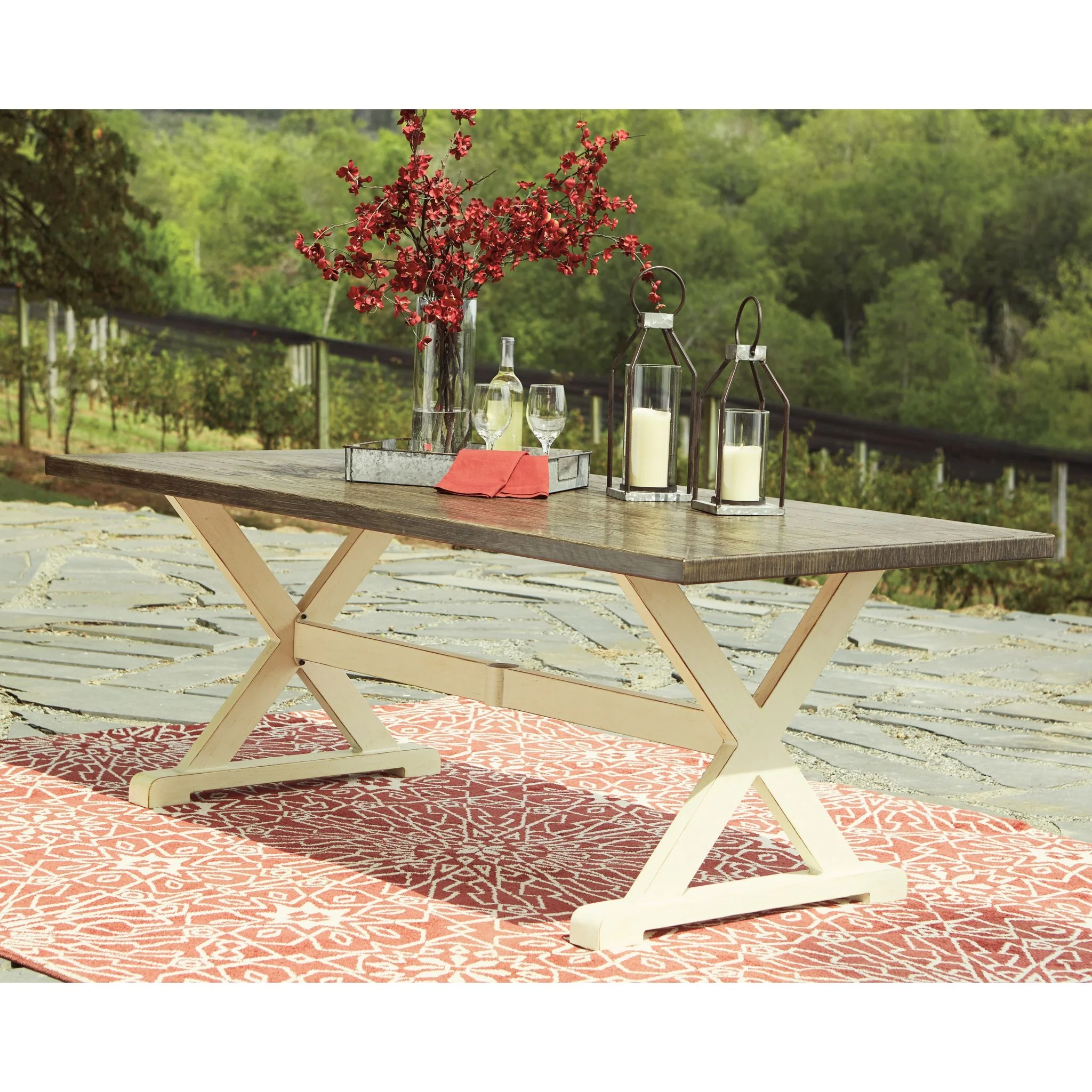 Preston Bay Outdoor Rectangle Dining Table - Image 2