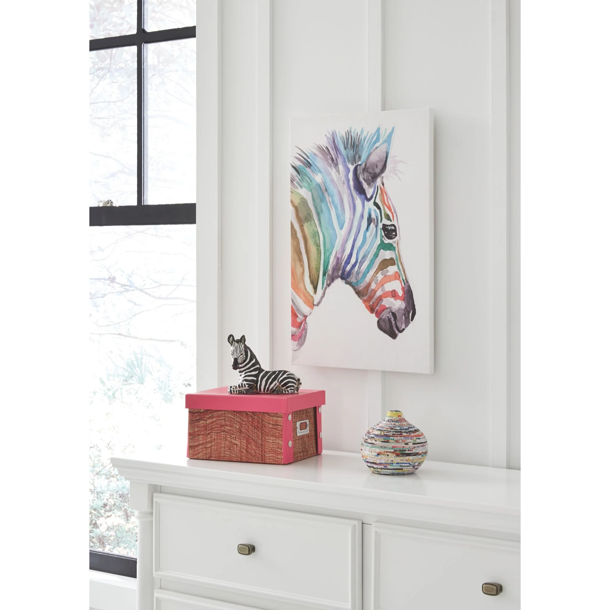 Priya Zebra Wall Art - Image 3