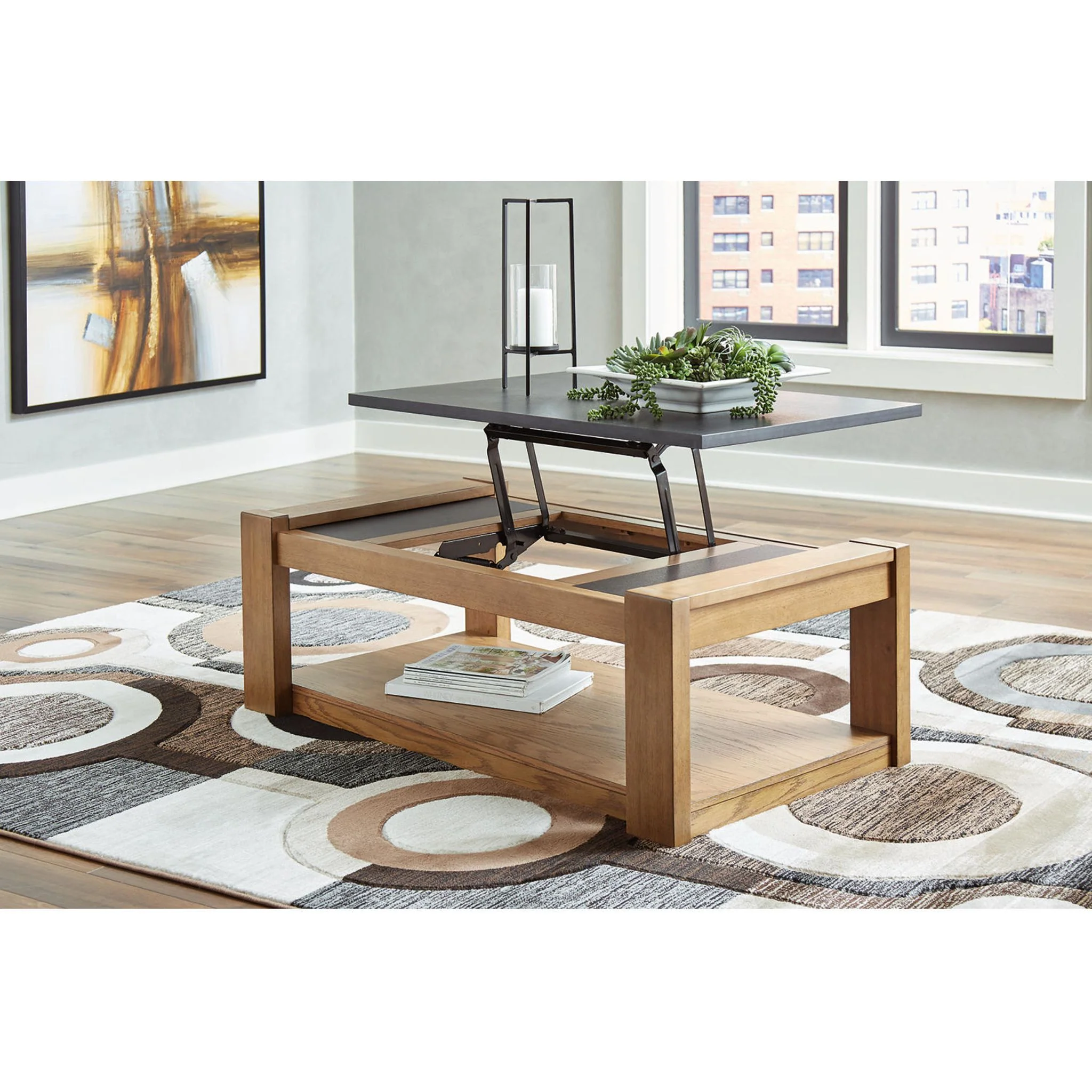 Quentina Coffee Table with Lift Top - Image 7