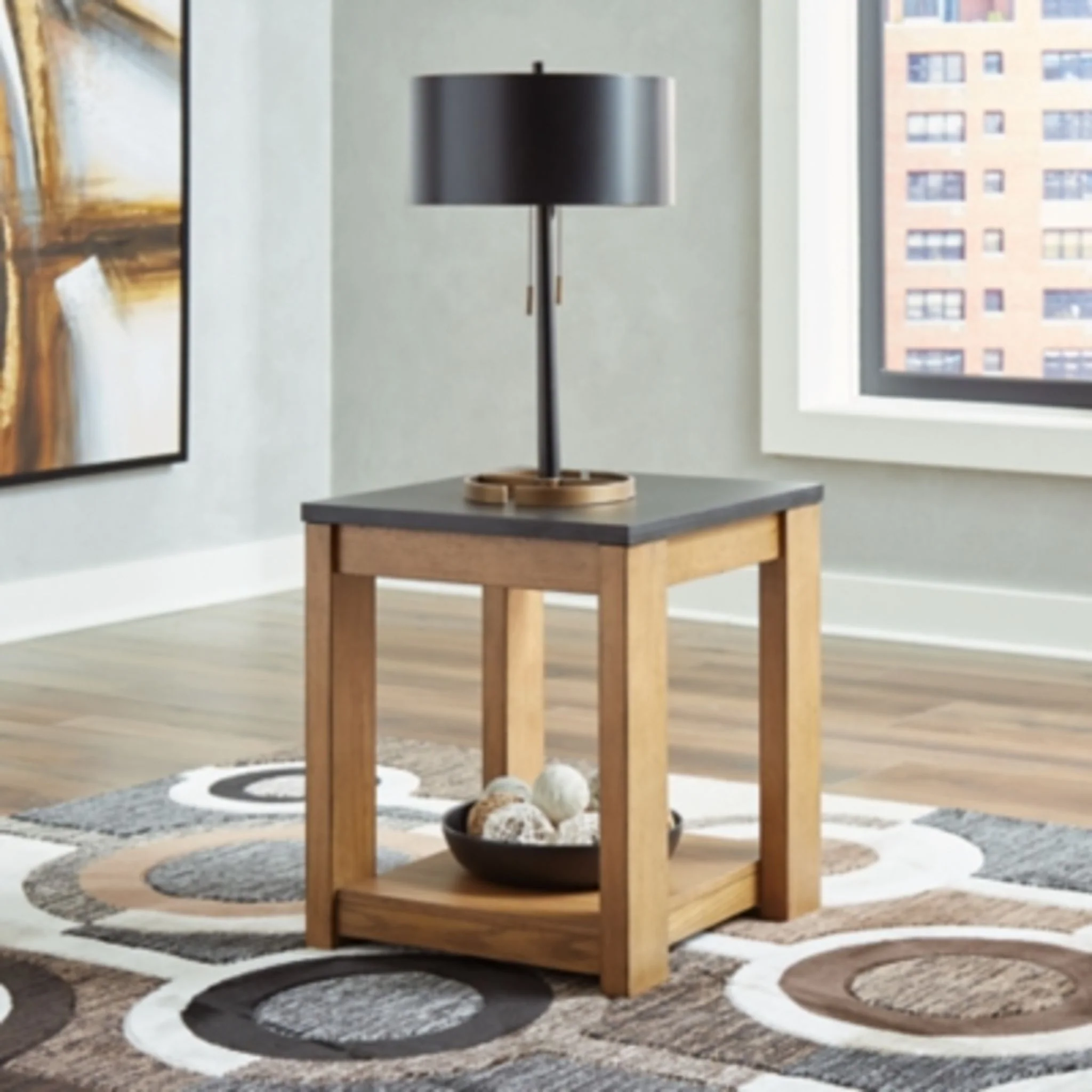 Quentina Rectangle End Table - Image 2
