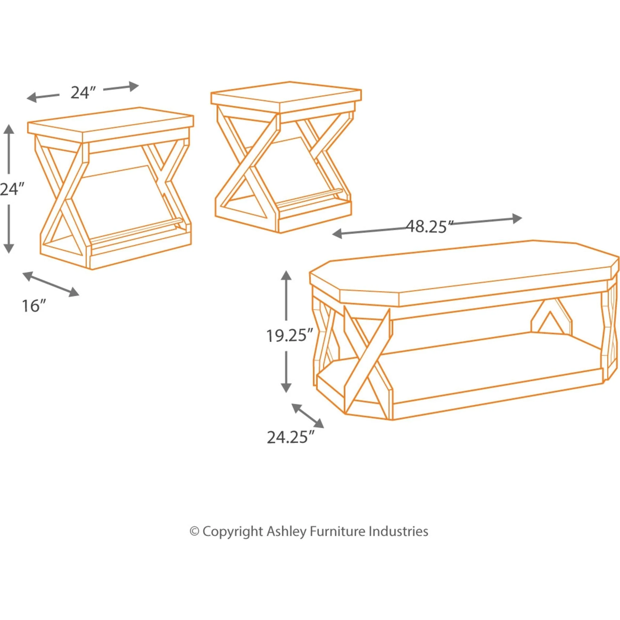 Radilyn 3 Pack Tables - Image 5