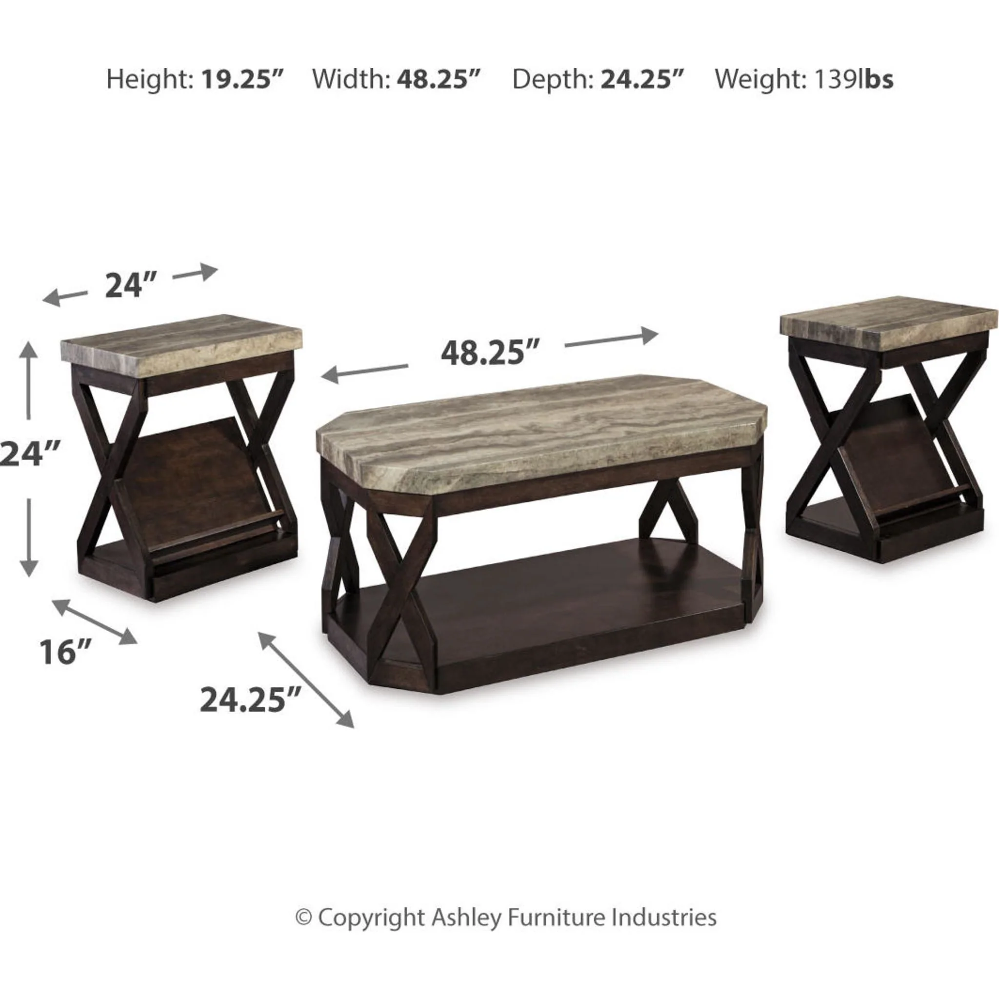 Radilyn 3 Pack Tables - Image 7