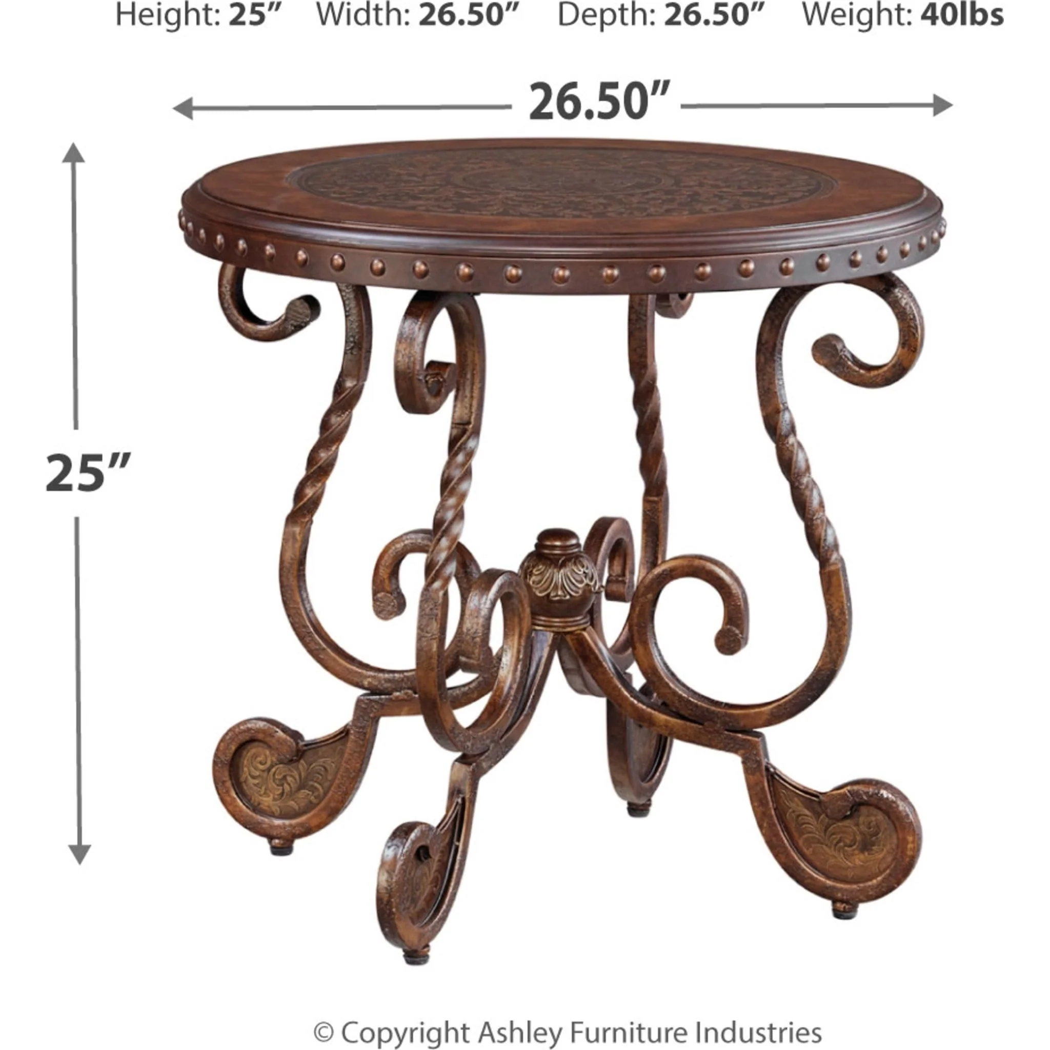 Rafferty Round End Table - Image 10