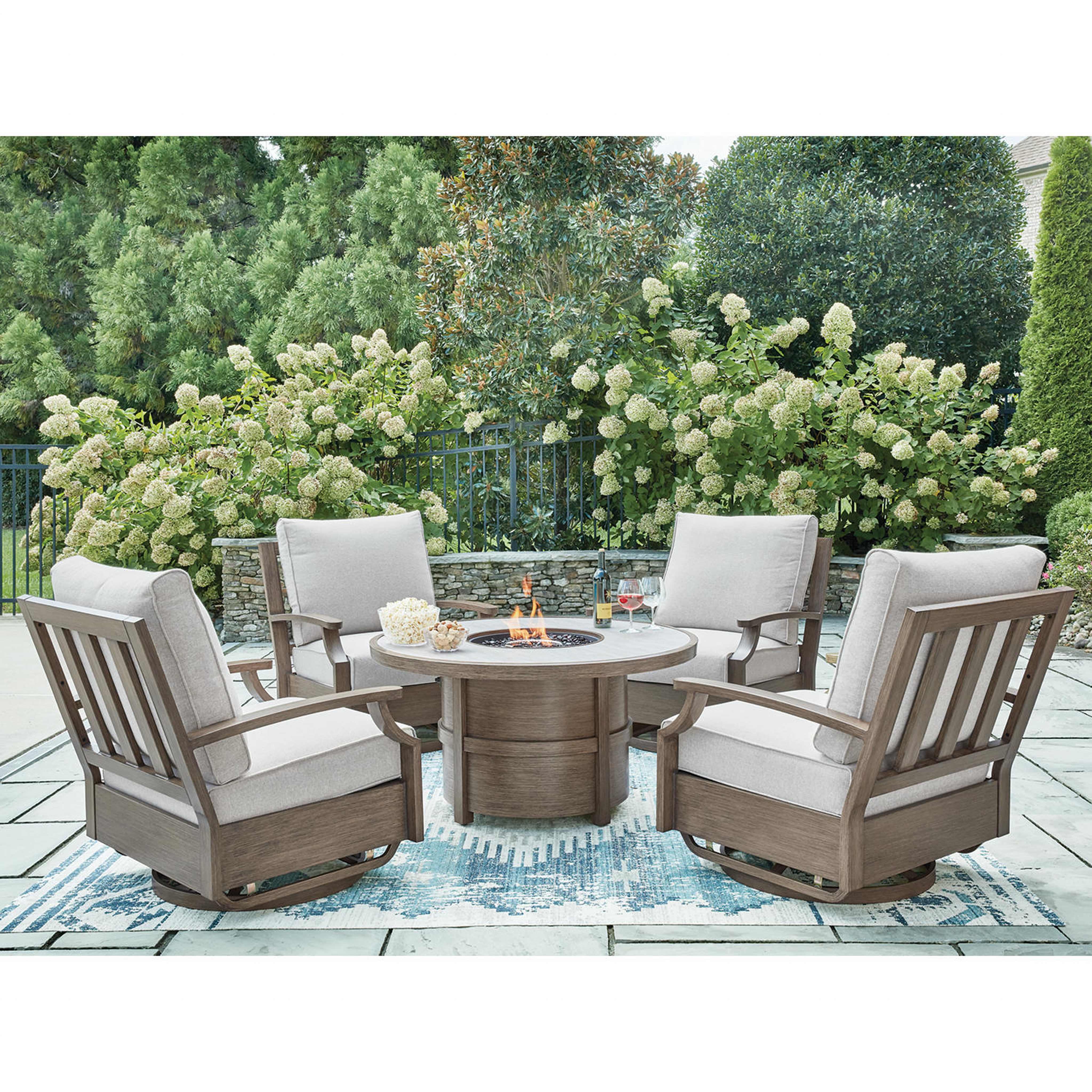 Rainier Ranch Outdoor Fire Pit Table - Image 10