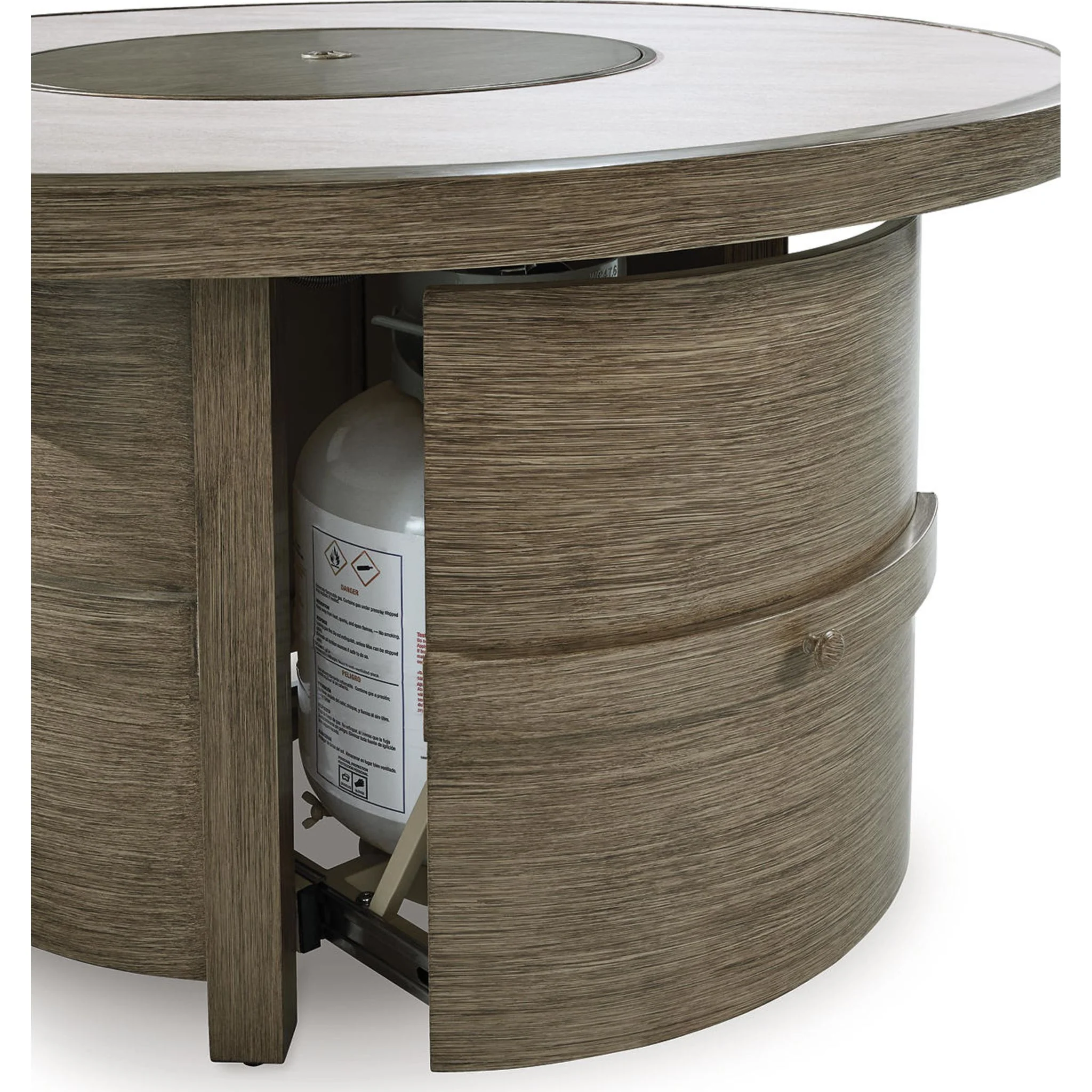 Rainier Ranch Outdoor Fire Pit Table - Image 4