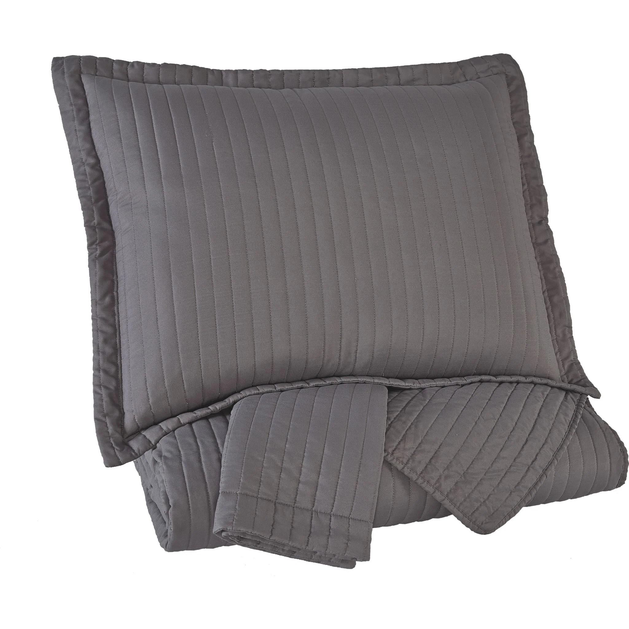 Raleda Grey Queen Coverlet Set - Image 2