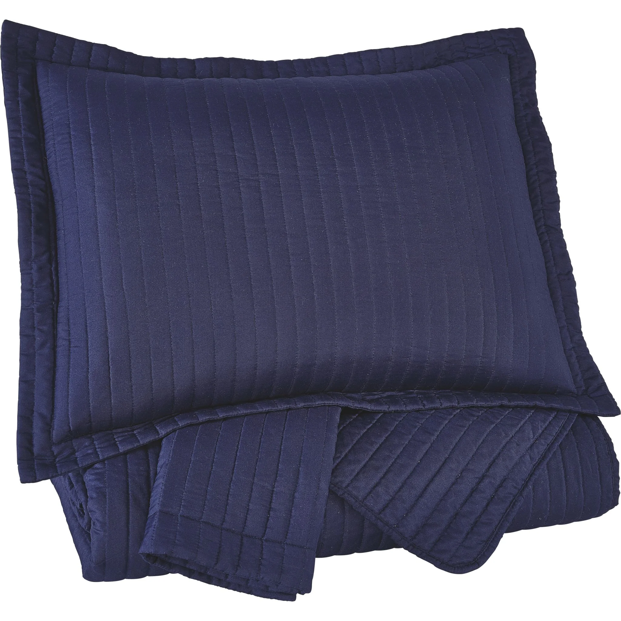 Raleda Navy Queen Coverlet Set - Image 2