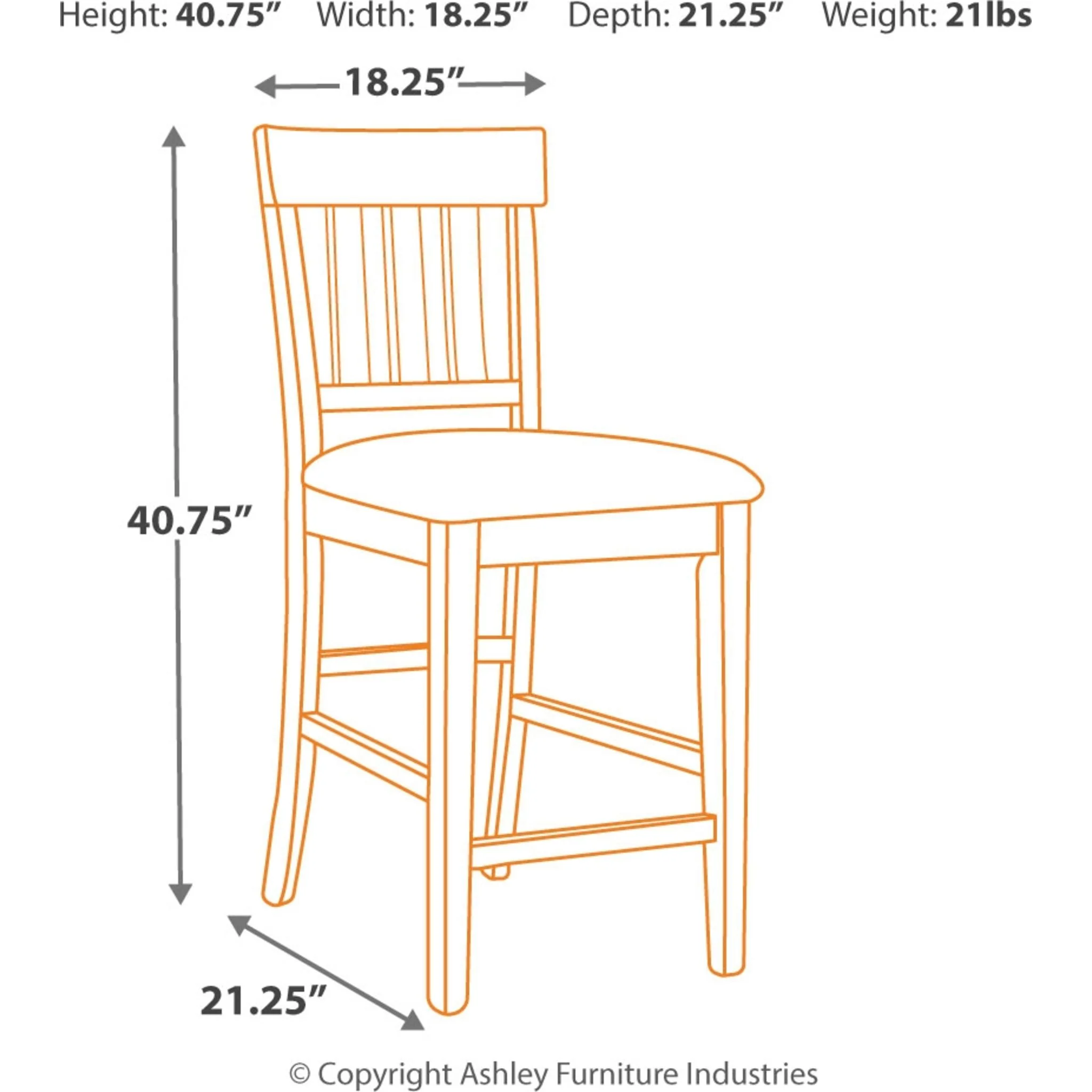 Ralene Counter Height Stool - Image 4