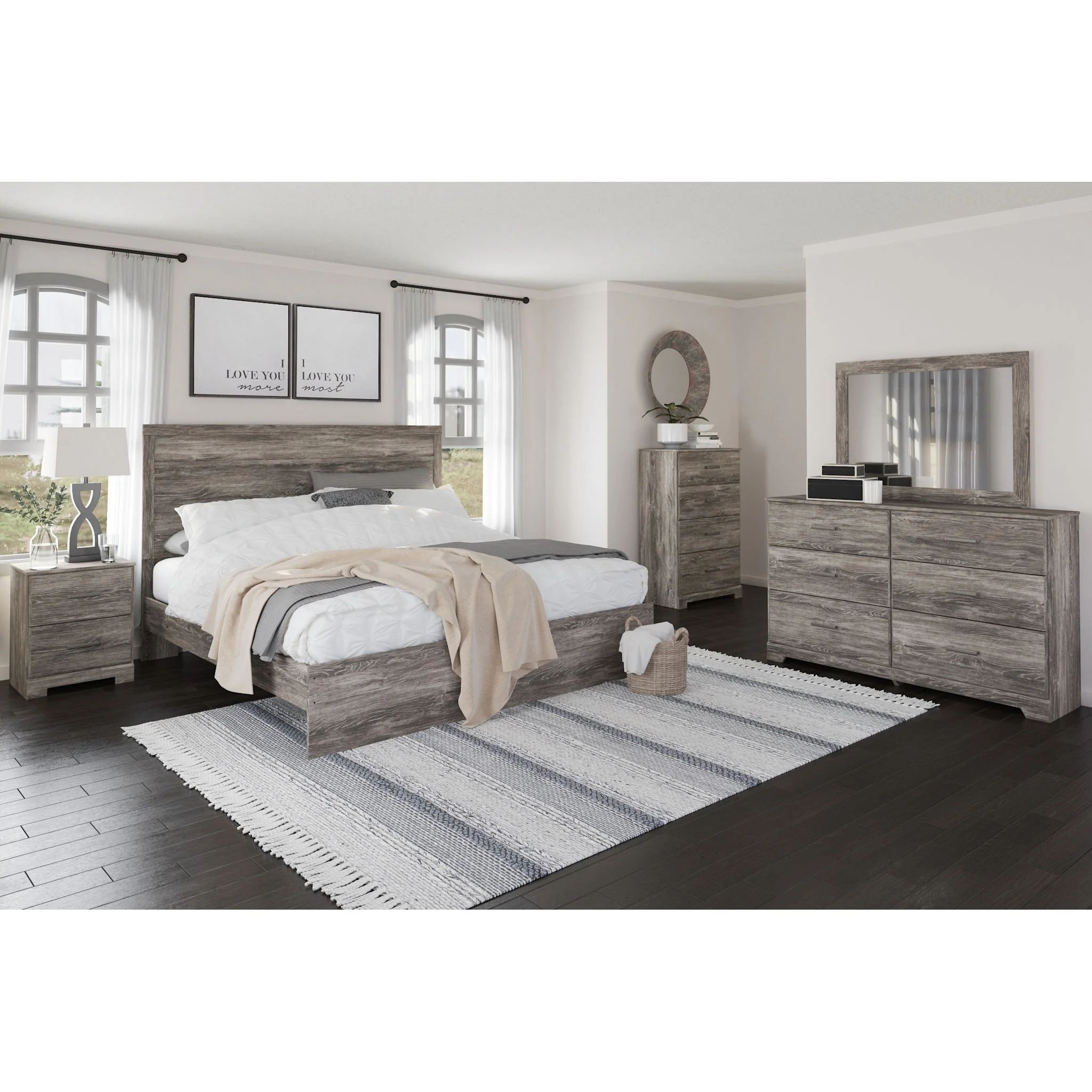 Ralinksi 5 Piece Panel Bedroom - Image 13