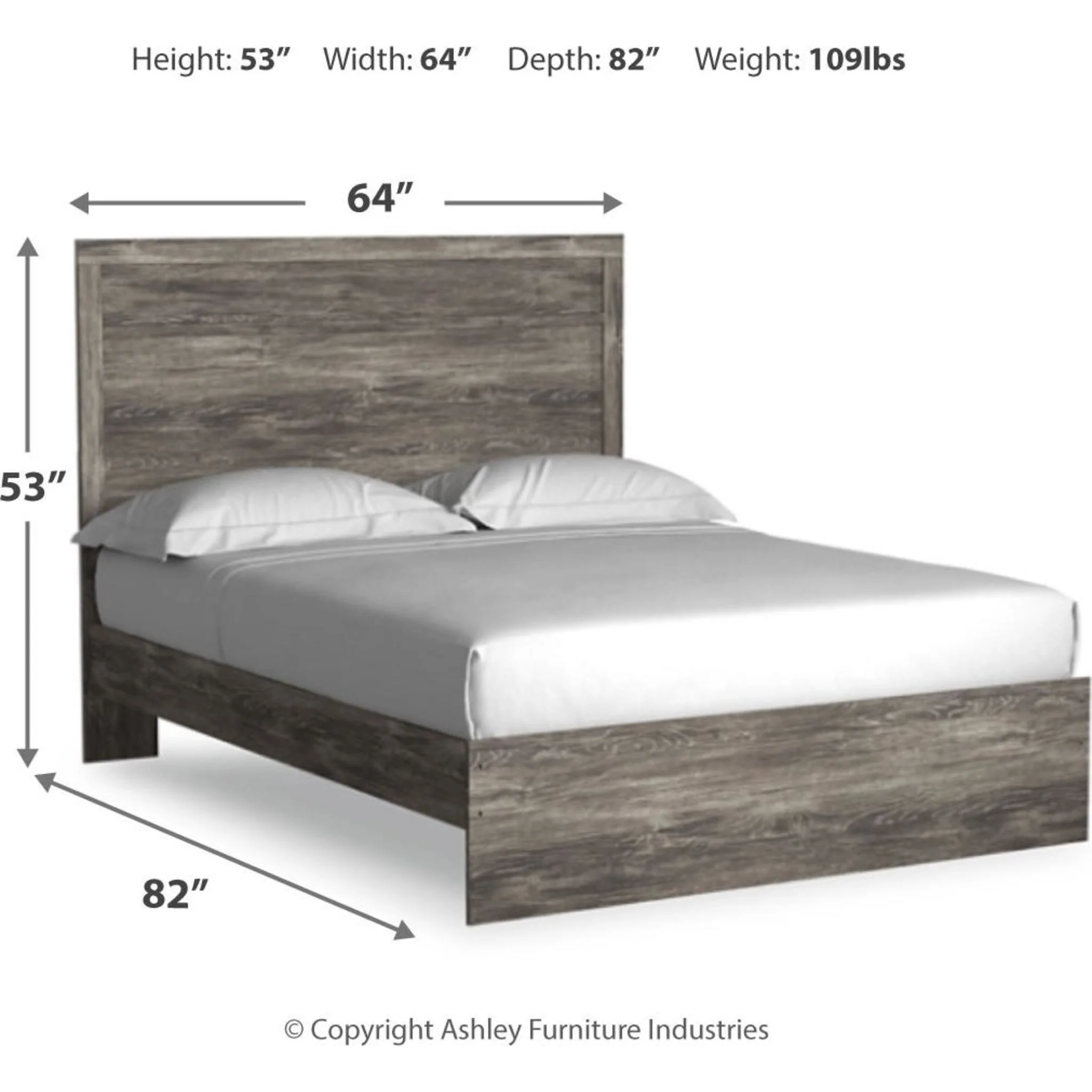 Ralinksi 5 Piece Panel Bedroom - Image 5
