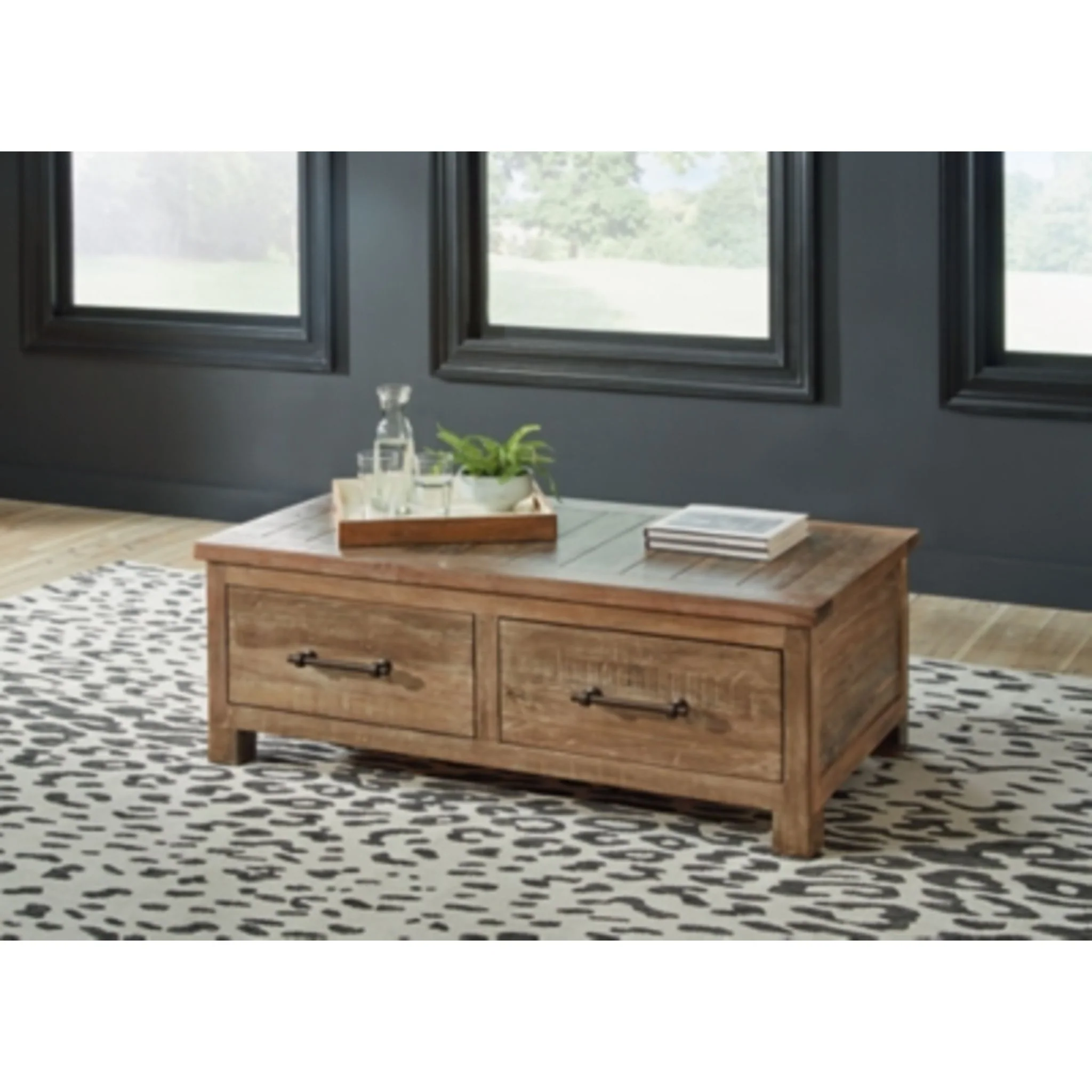 Randale Coffee Table with Storage - Image 11
