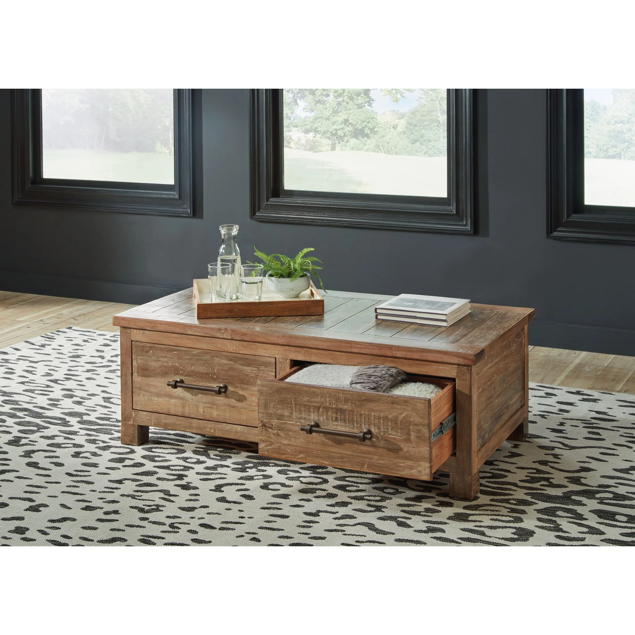 Randale Coffee Table with Storage - Image 7