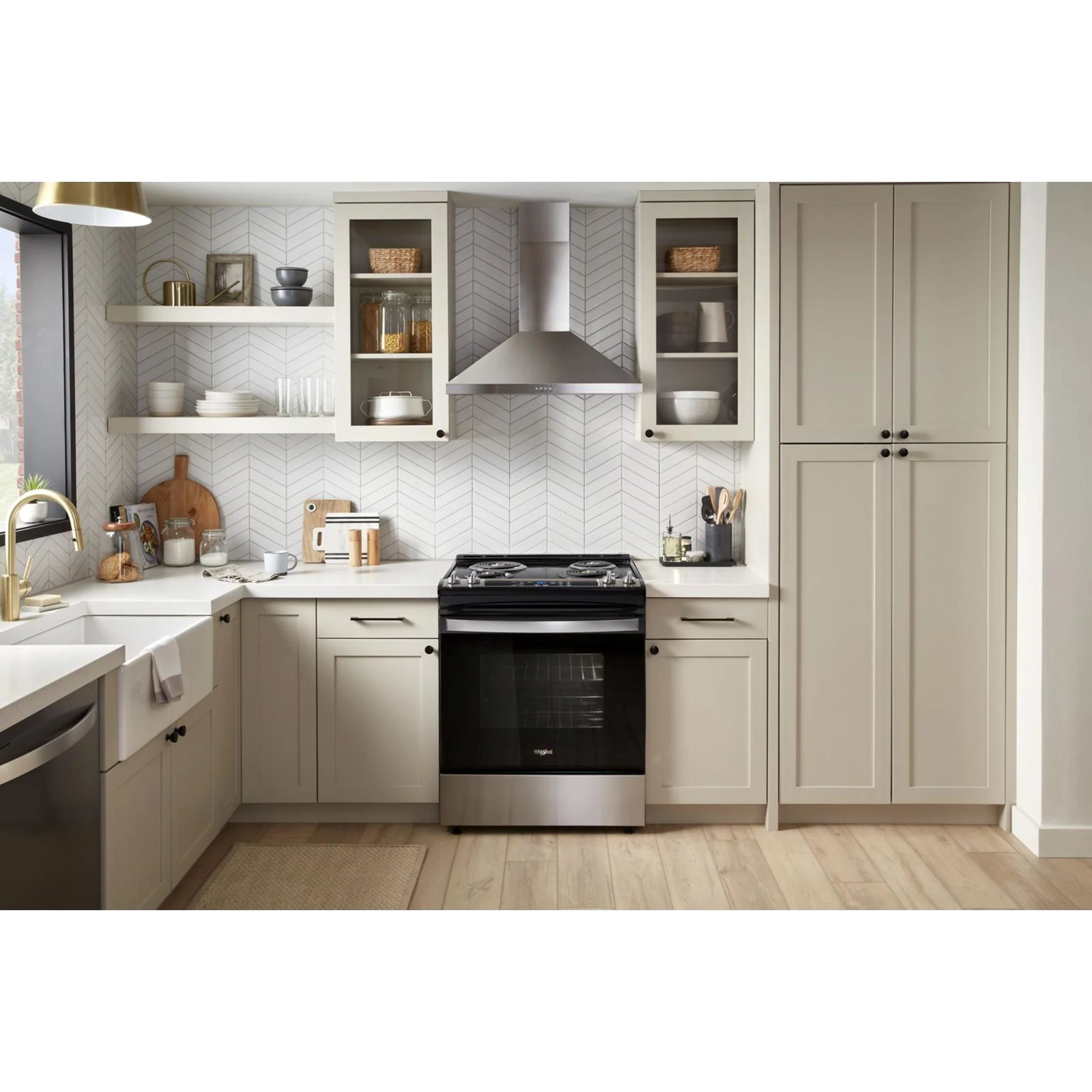 Whirlpool 30" Chimney Wall  Mount Range Hood -Stainless Steel (WVW53UC0LS) - Image 6