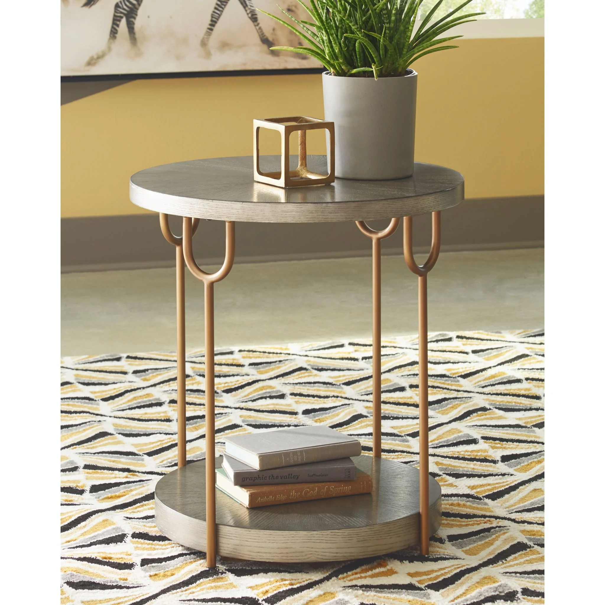 Ranoka Round End Table - Image 2