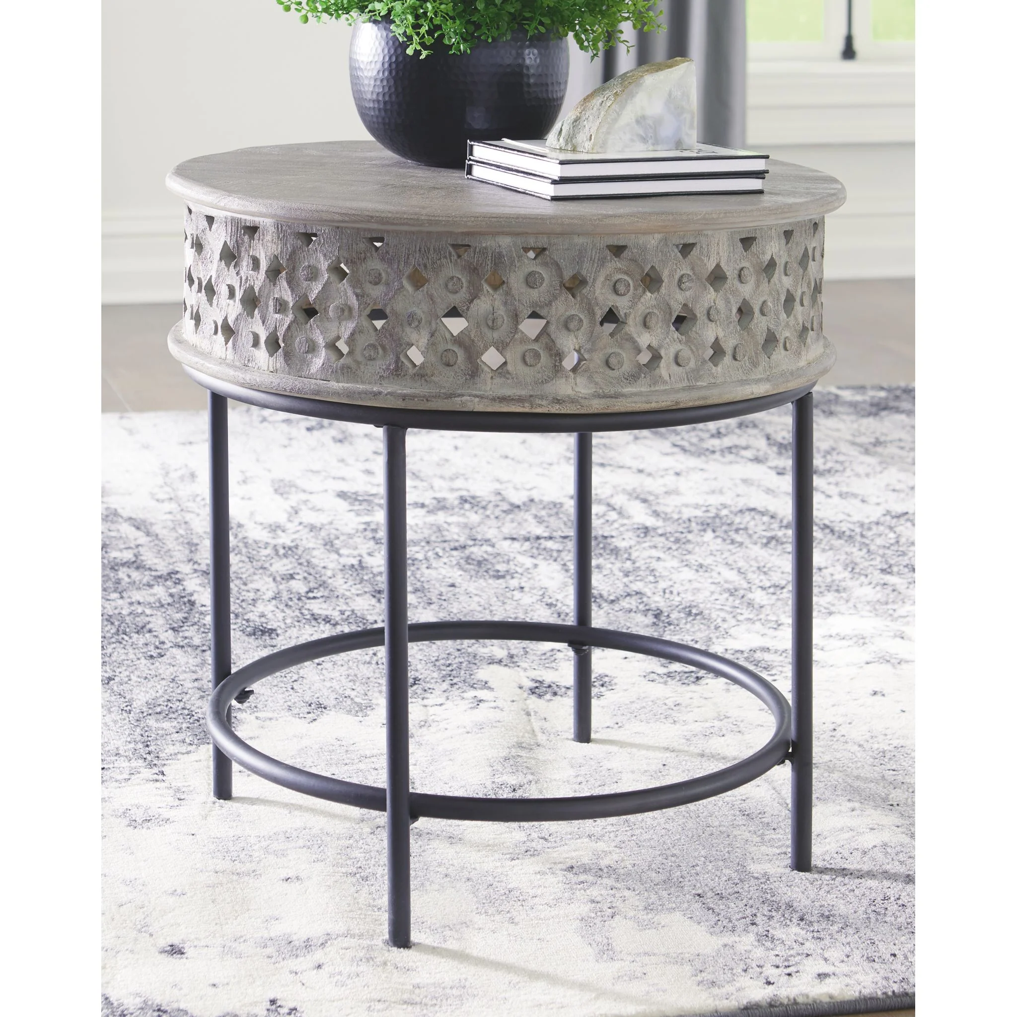 Rastella Round End Table - Image 2