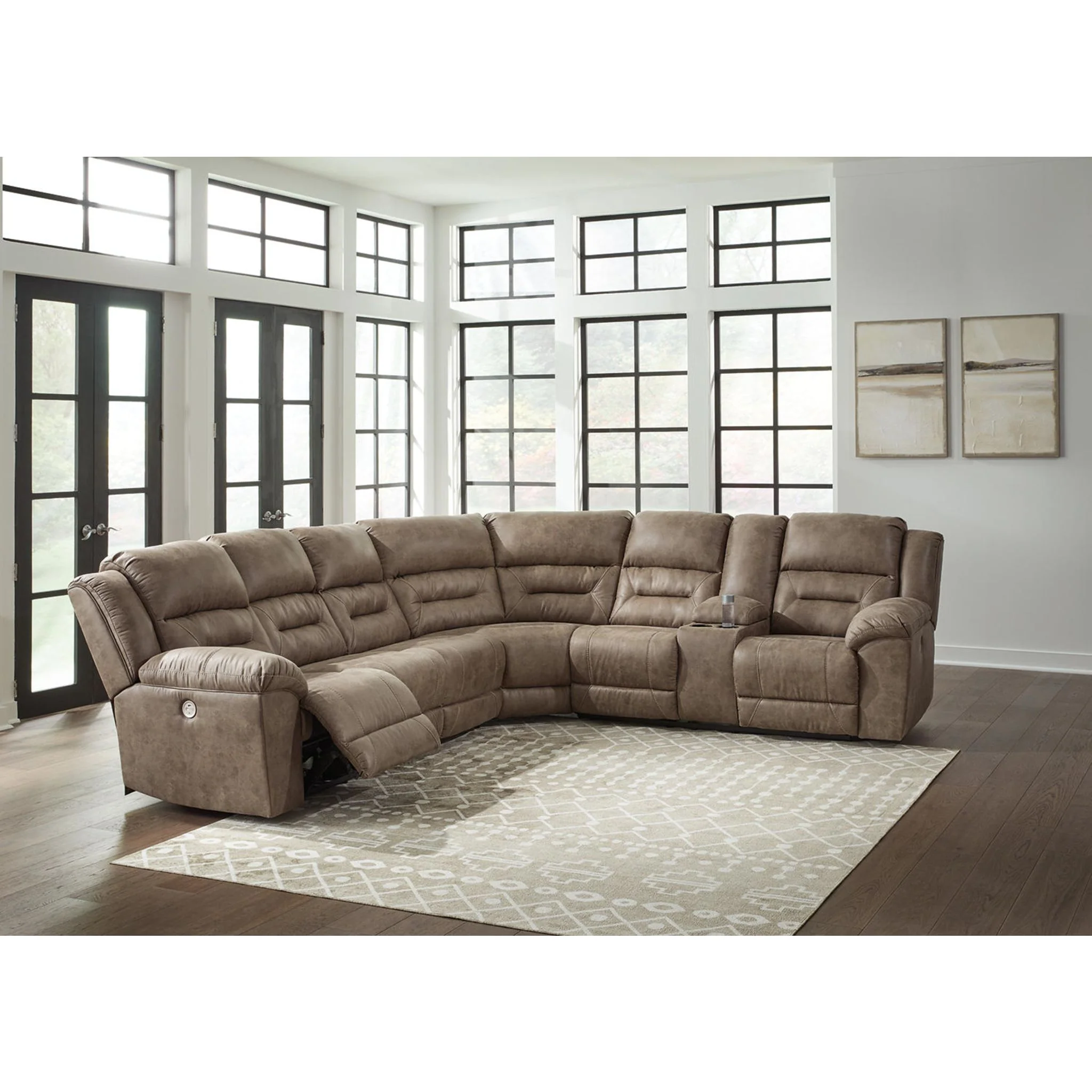 Ravenel 4 Piece Power Reclining Sectional - Image 5