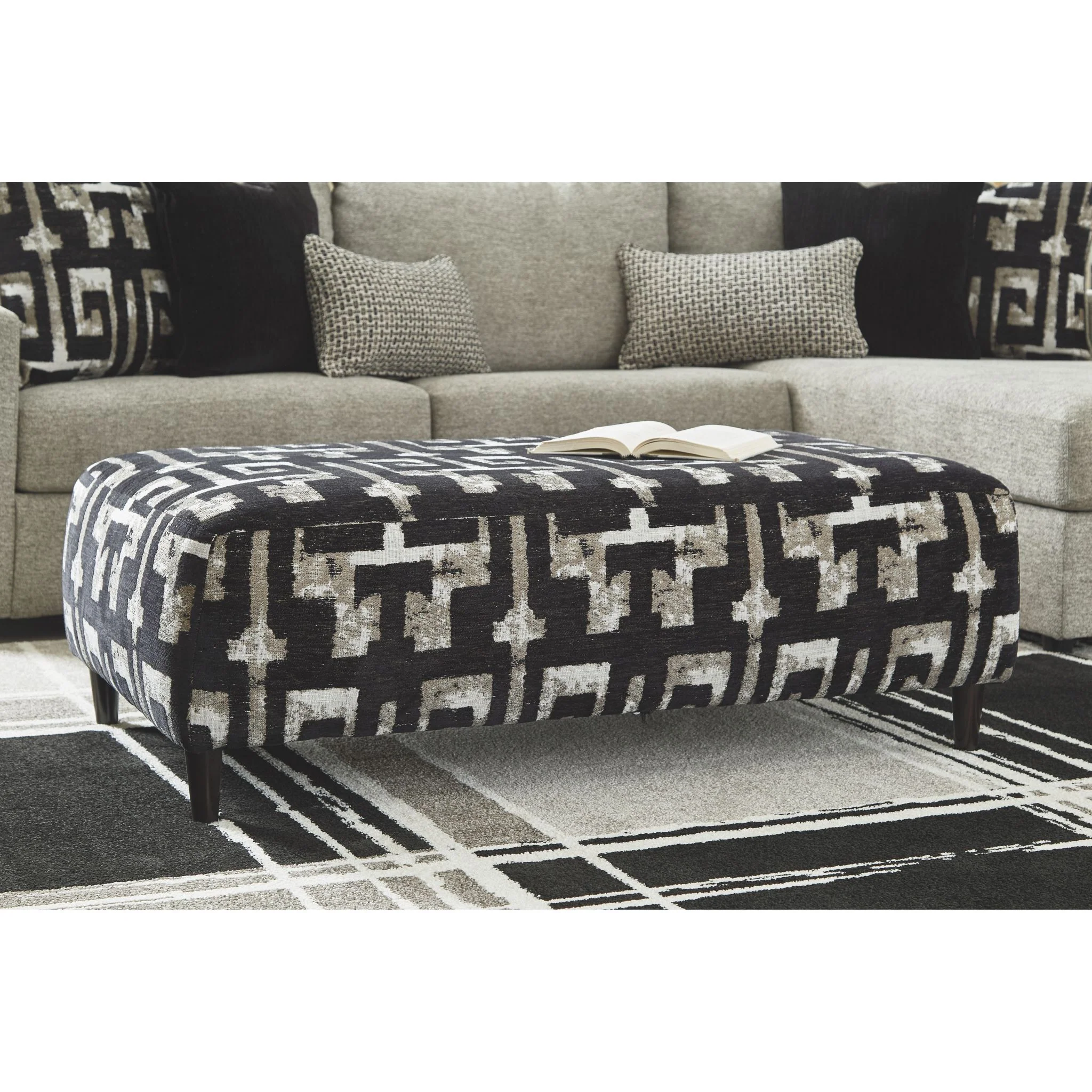 Ravenstone Oversized Accent Ottoman - Image 2