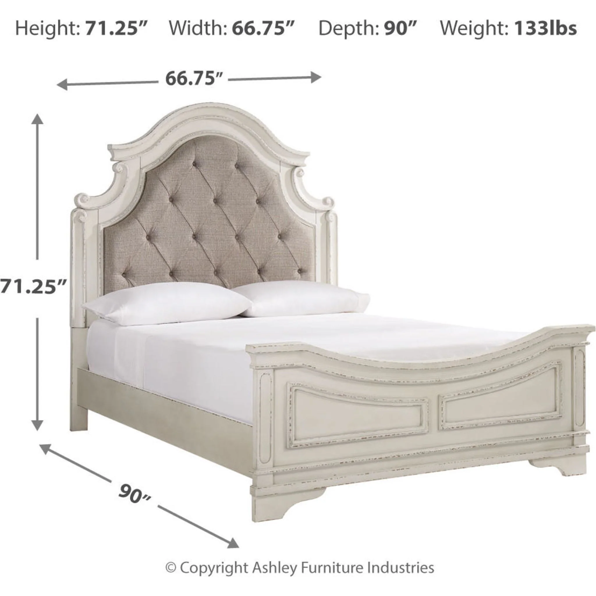 Realyn 3 Piece Panel Bed - Image 29