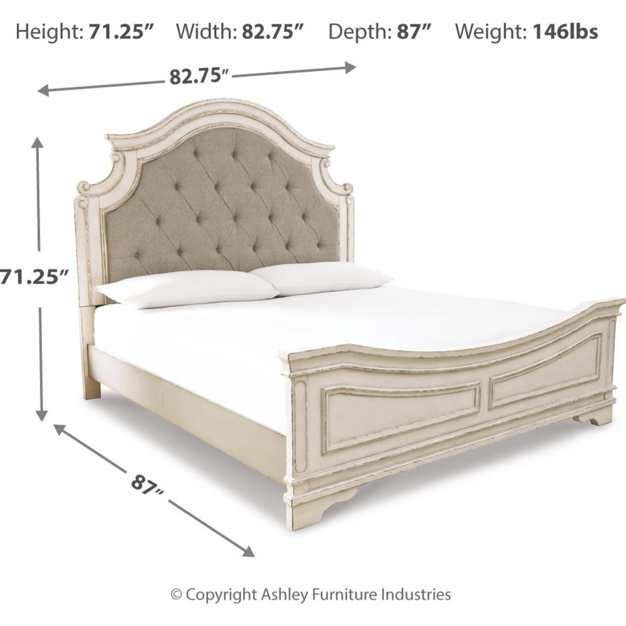 Realyn 3 Piece Panel Bed - Image 47