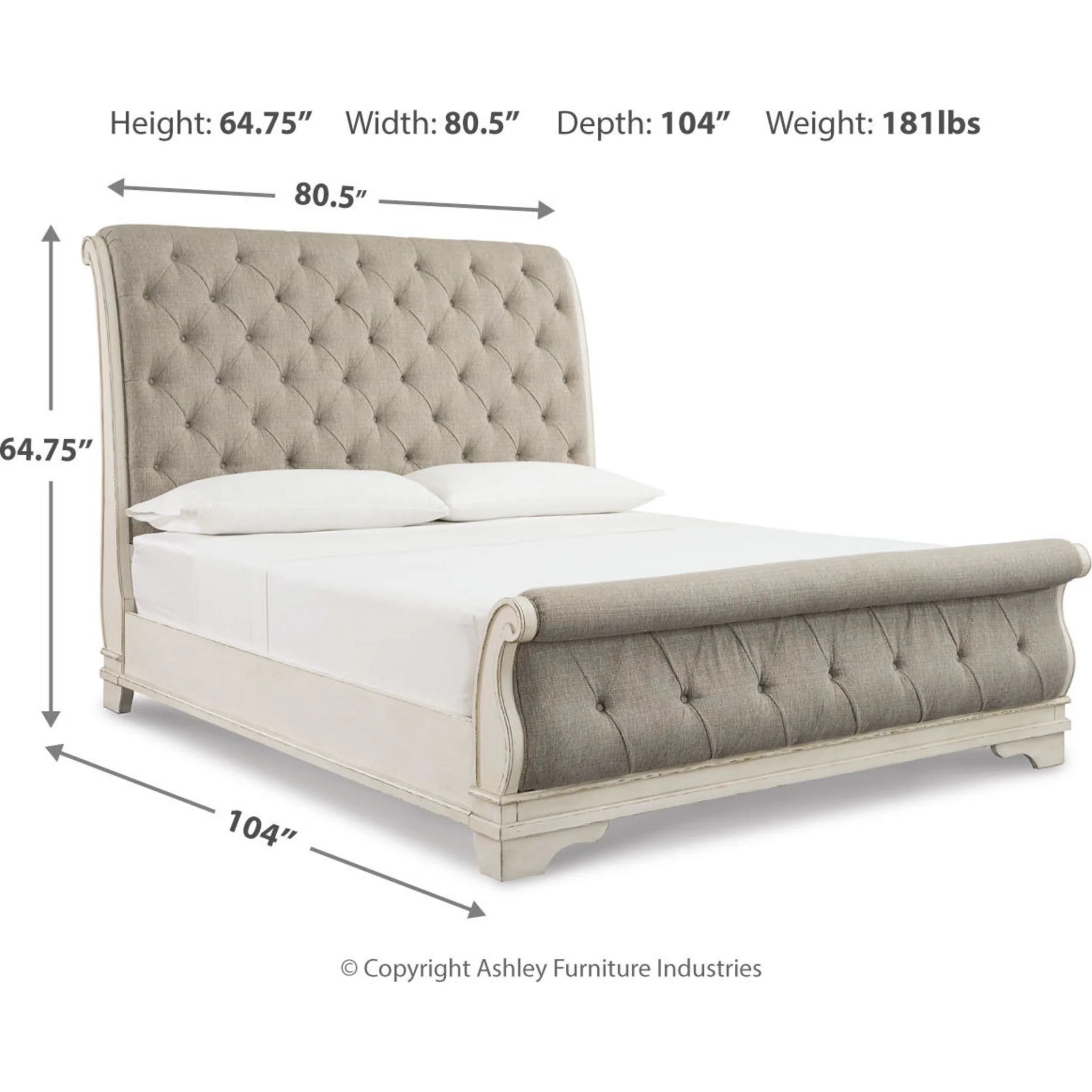 Realyn Sleigh Bed - Image 17