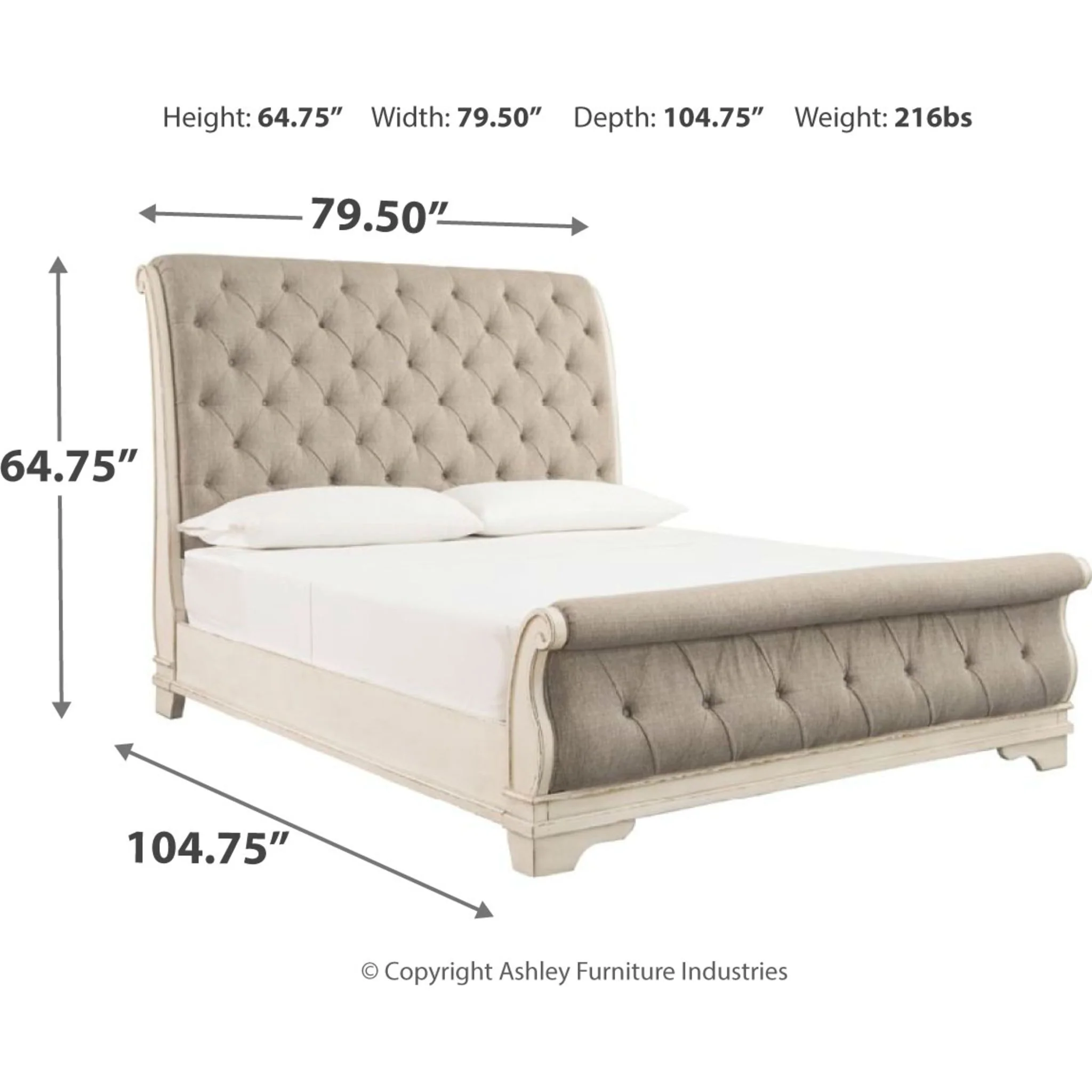Realyn Sleigh Bed - Image 41