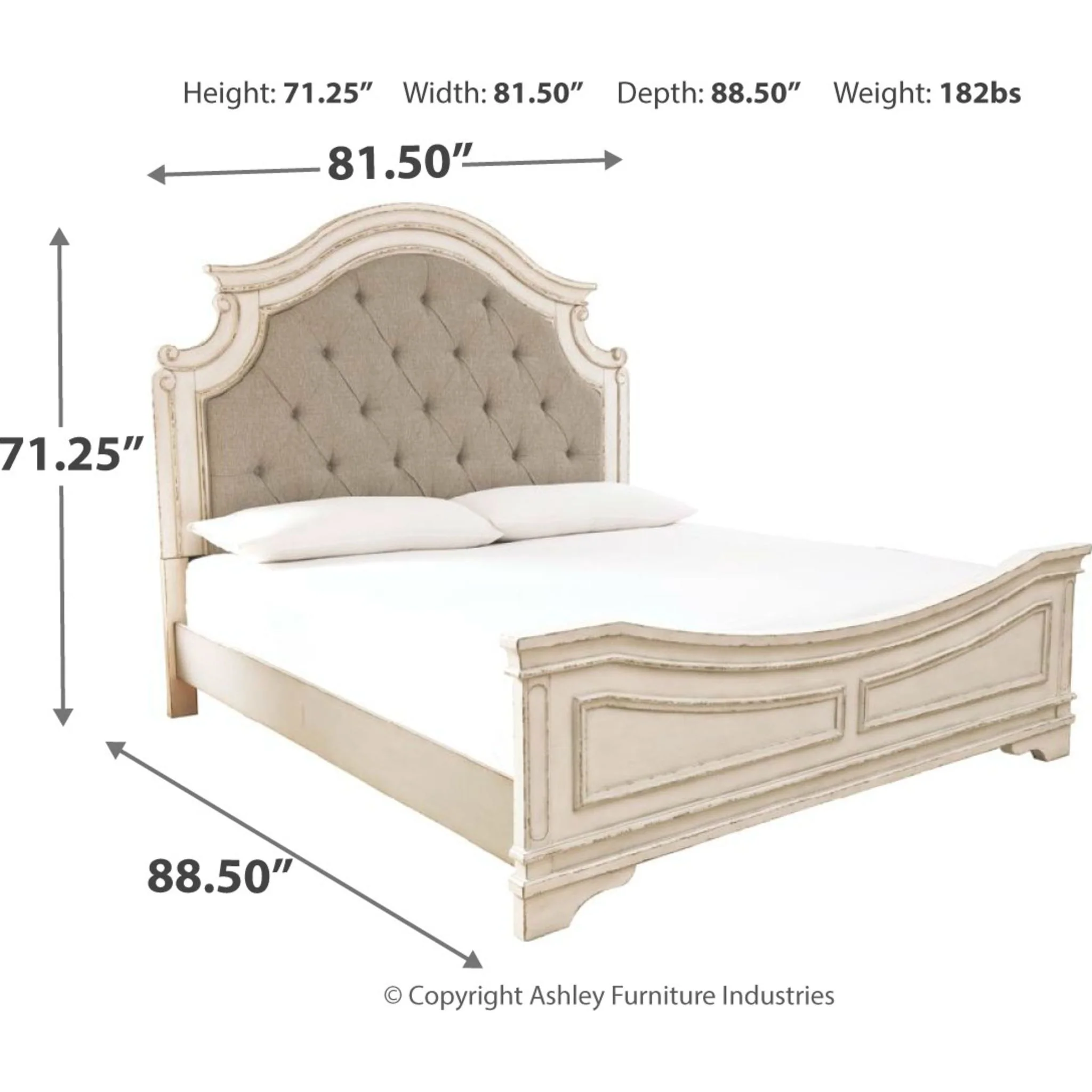 Realyn 5 Piece Panel Bedroom - Image 7
