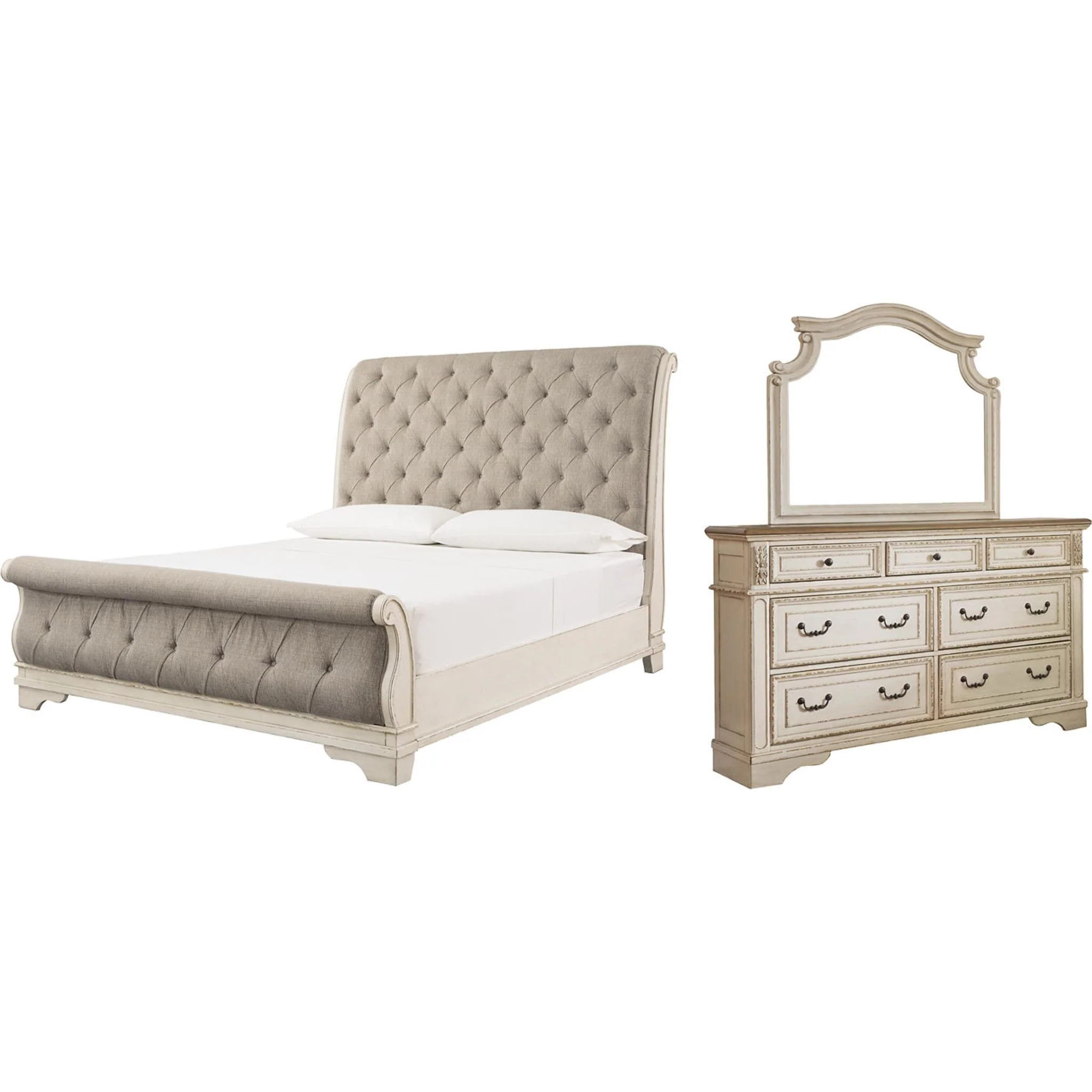 Realyn 5 Piece Sleigh Bedroom - Image 9