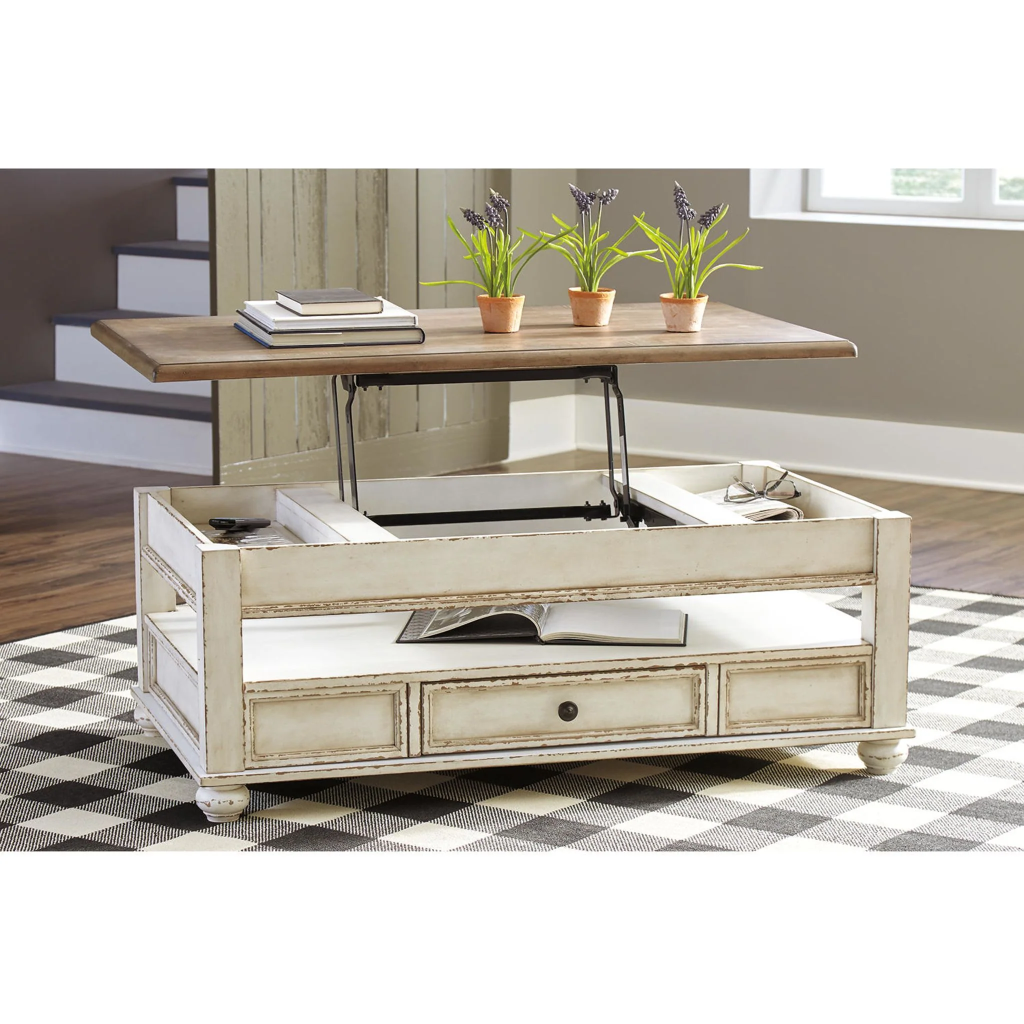 Realyn Coffee Table with Lift Top - Image 23