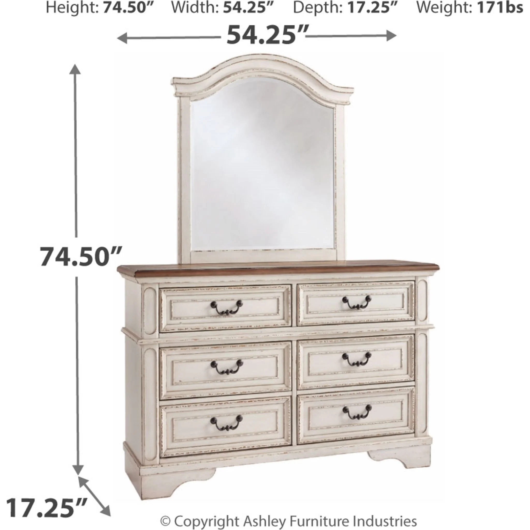 Realyn Dresser and Mirror - Image 9