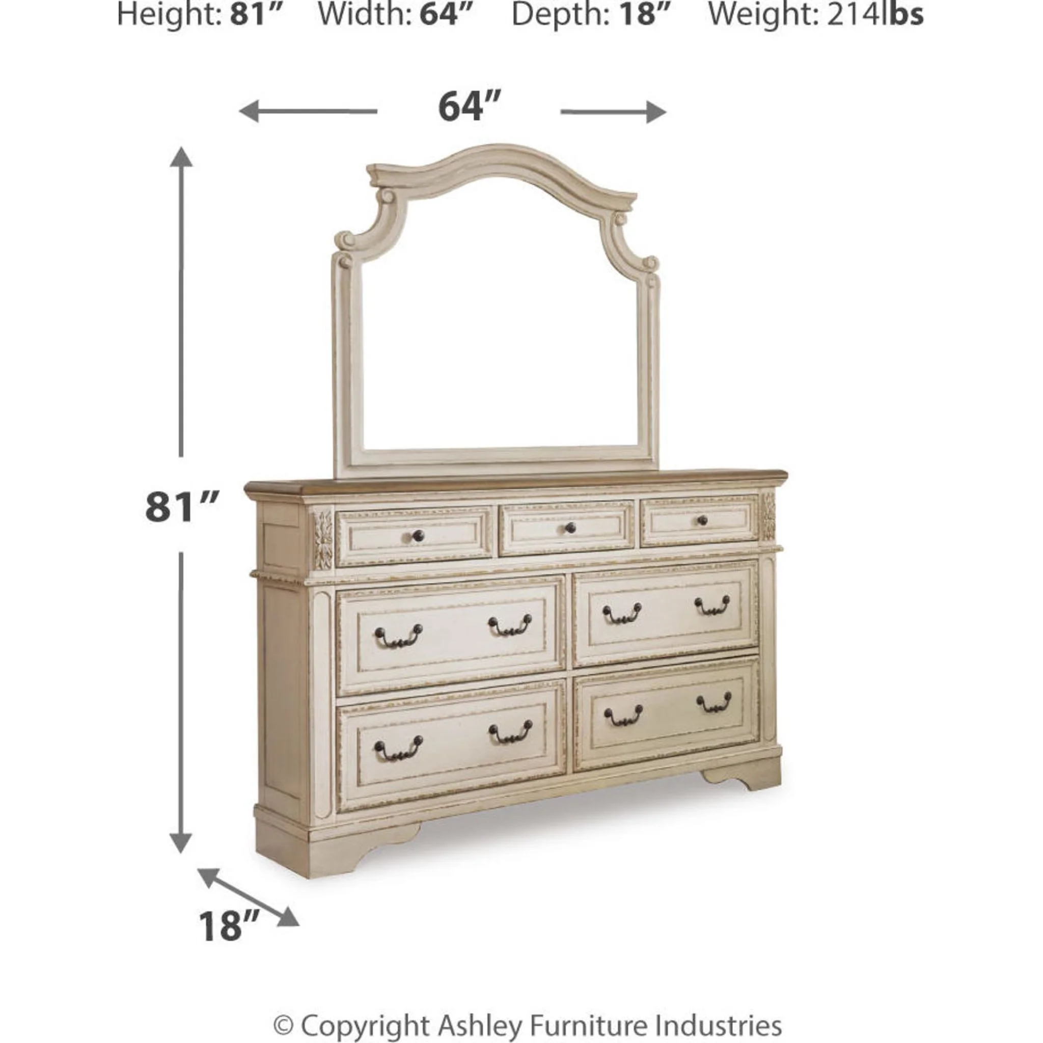 Realyn Dresser and Mirror - Image 9