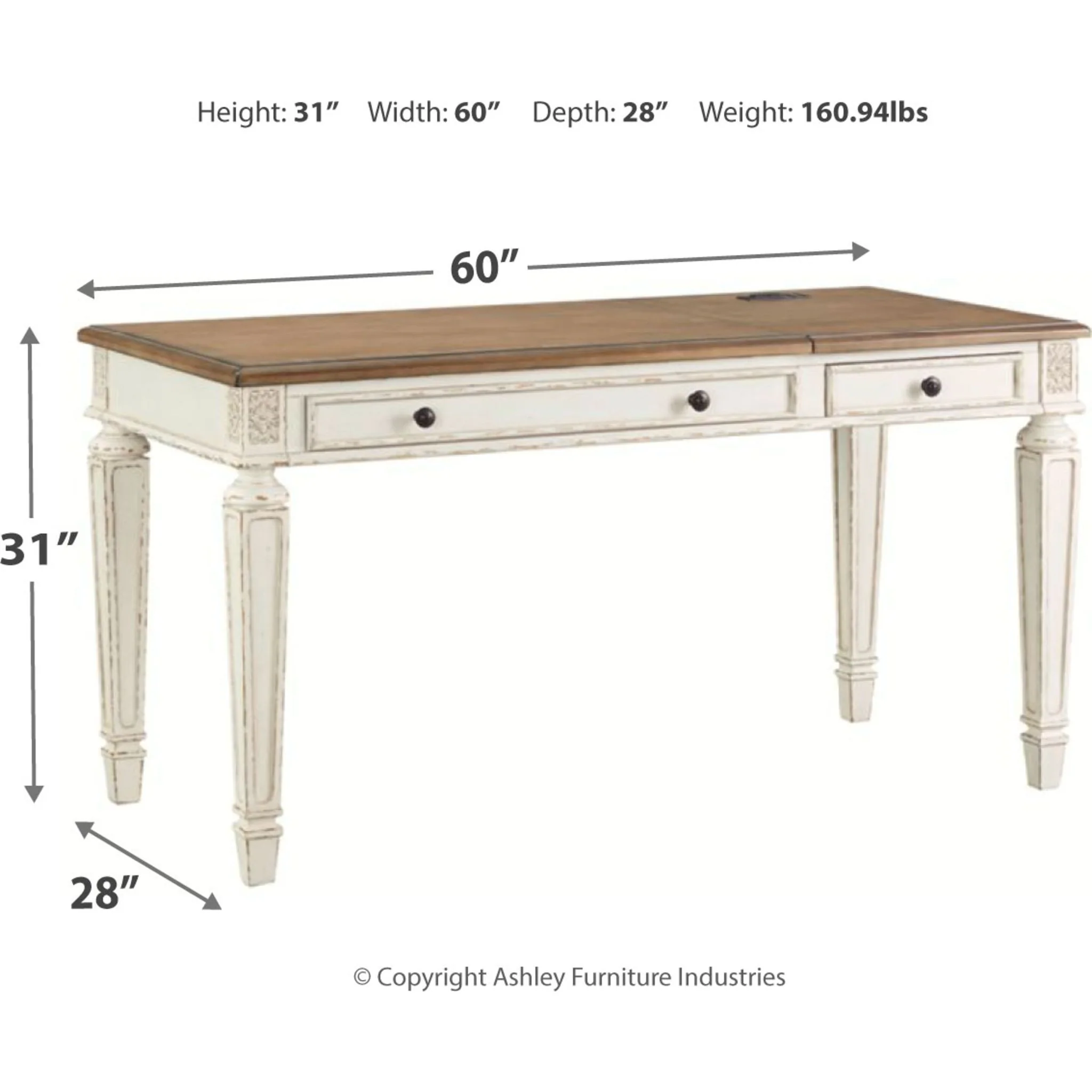 Realyn Lift Top Desk - Image 4