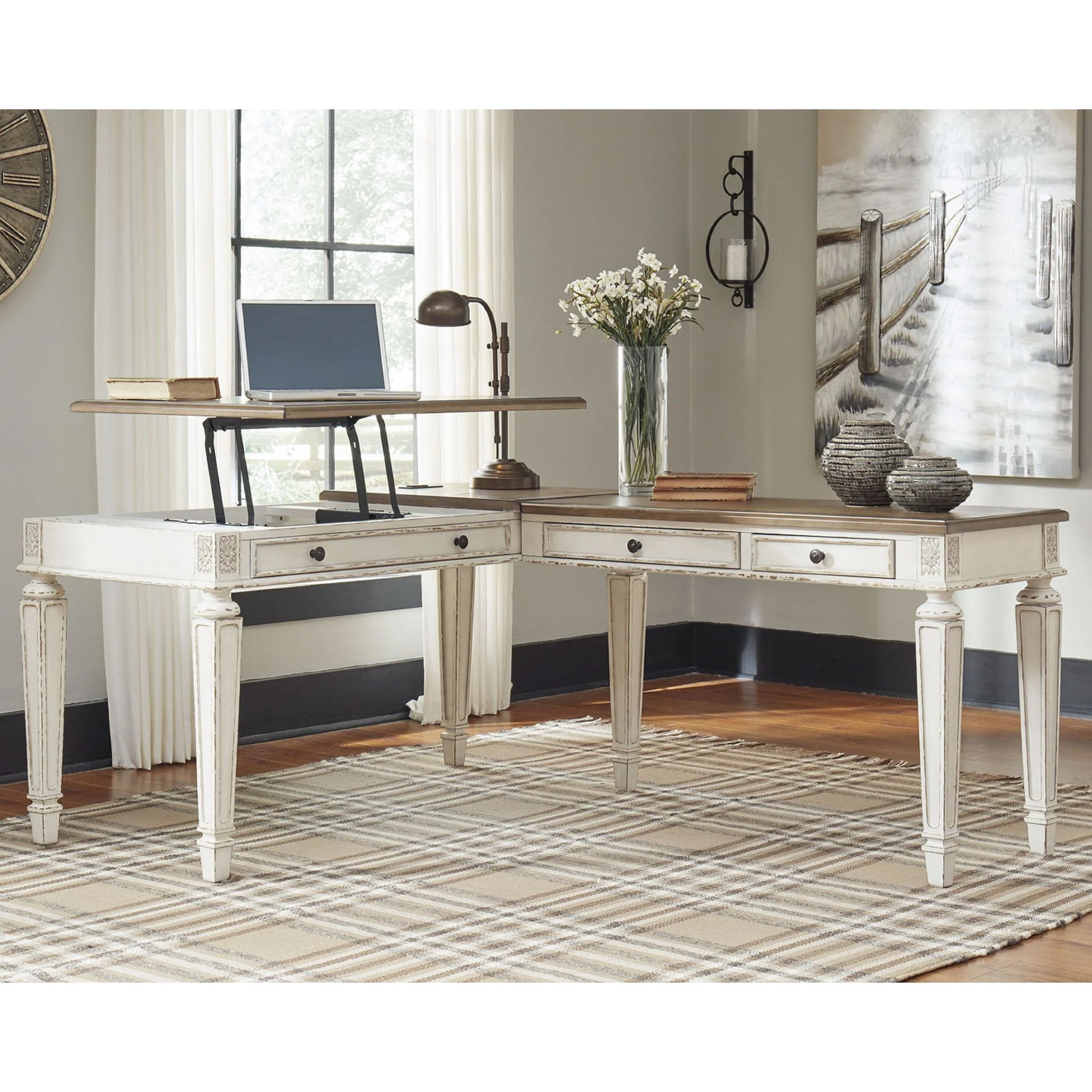 Realyn Lift Top Desk with Return - Image 14