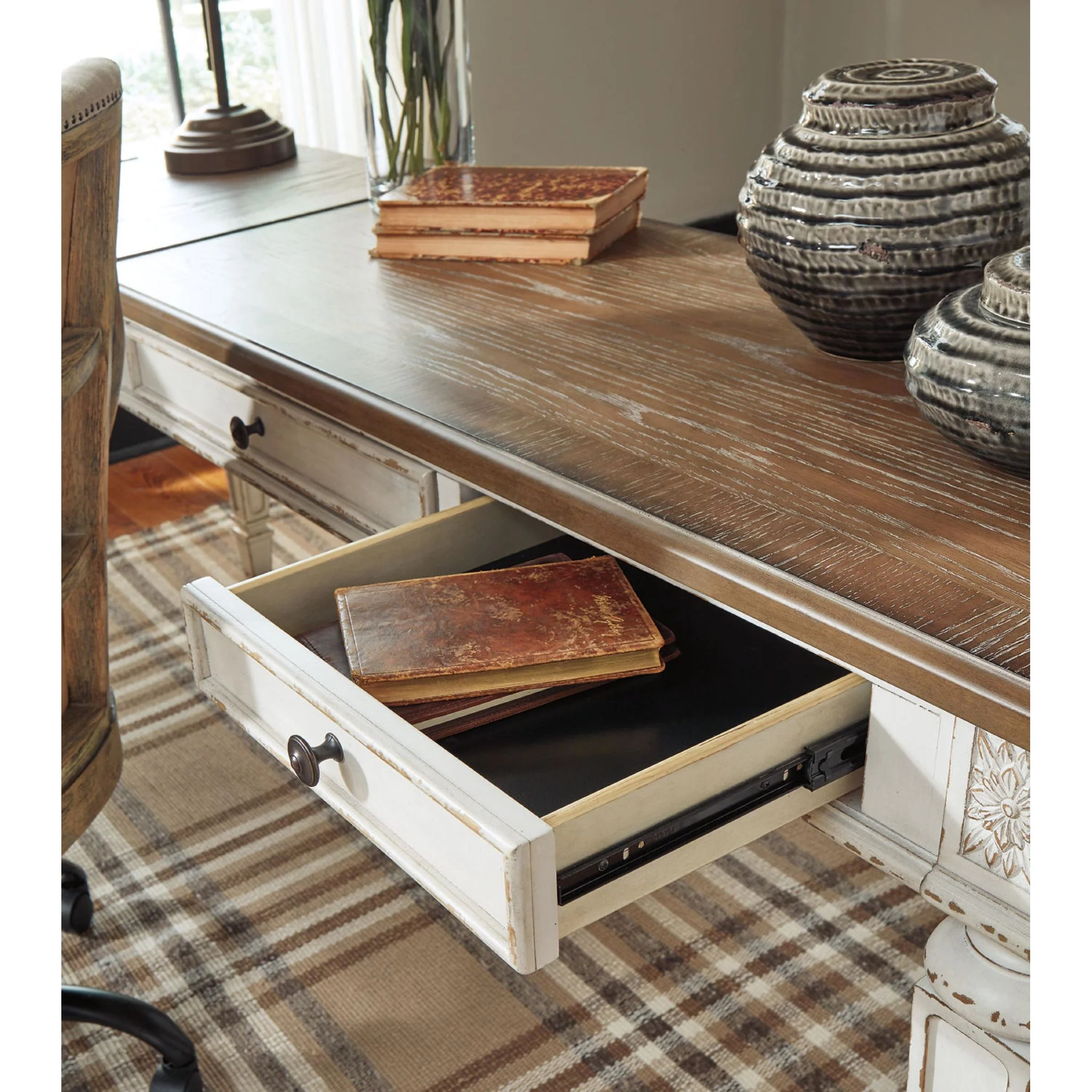 Realyn Lift Top Desk with Return - Image 16